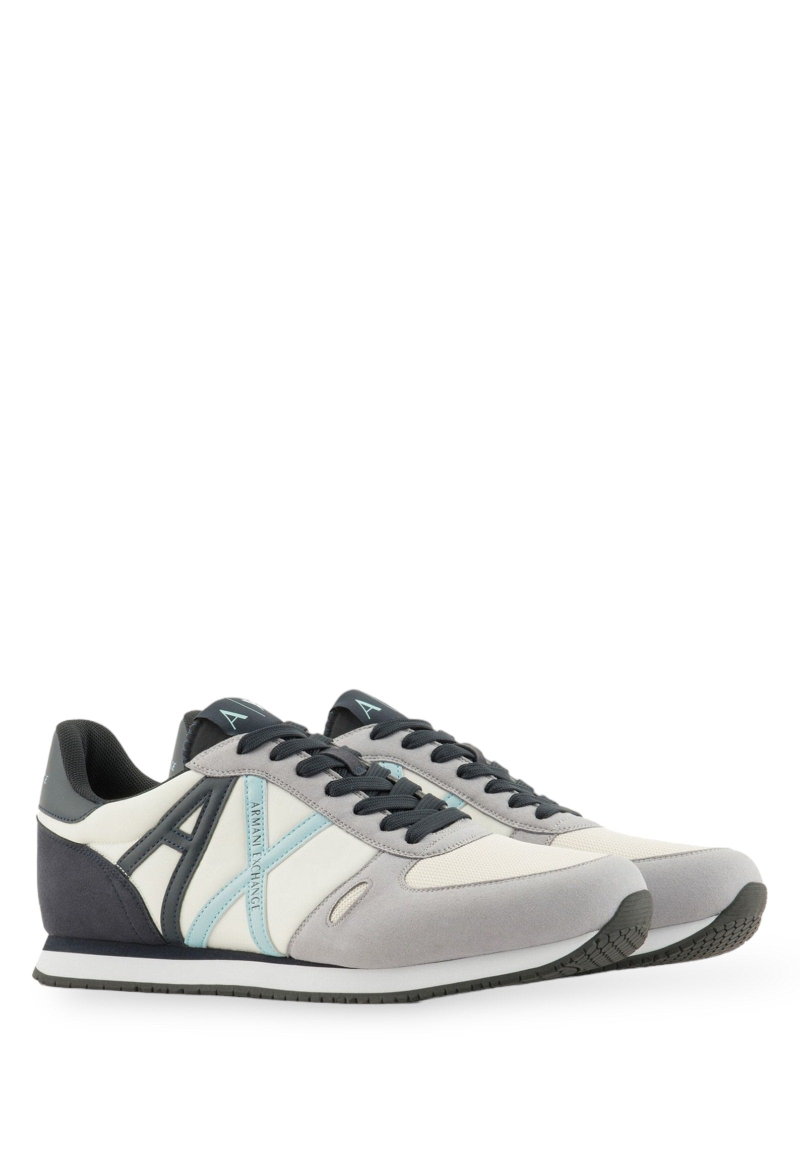 Sneakers Xux017 Navy, Optic White, Grey