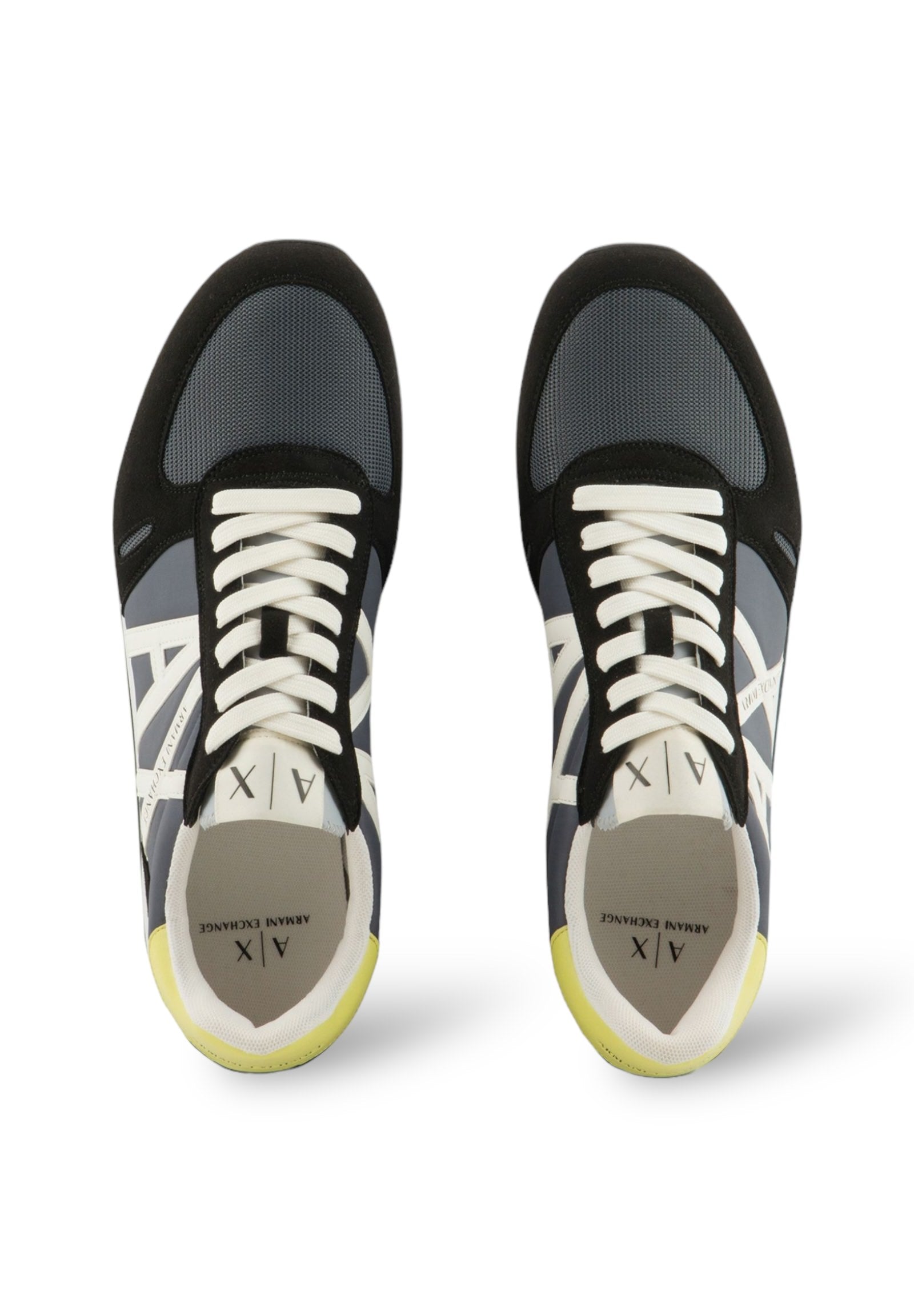 Armani Exchange Sneakers Xux017 Black, Grey, Yellow
