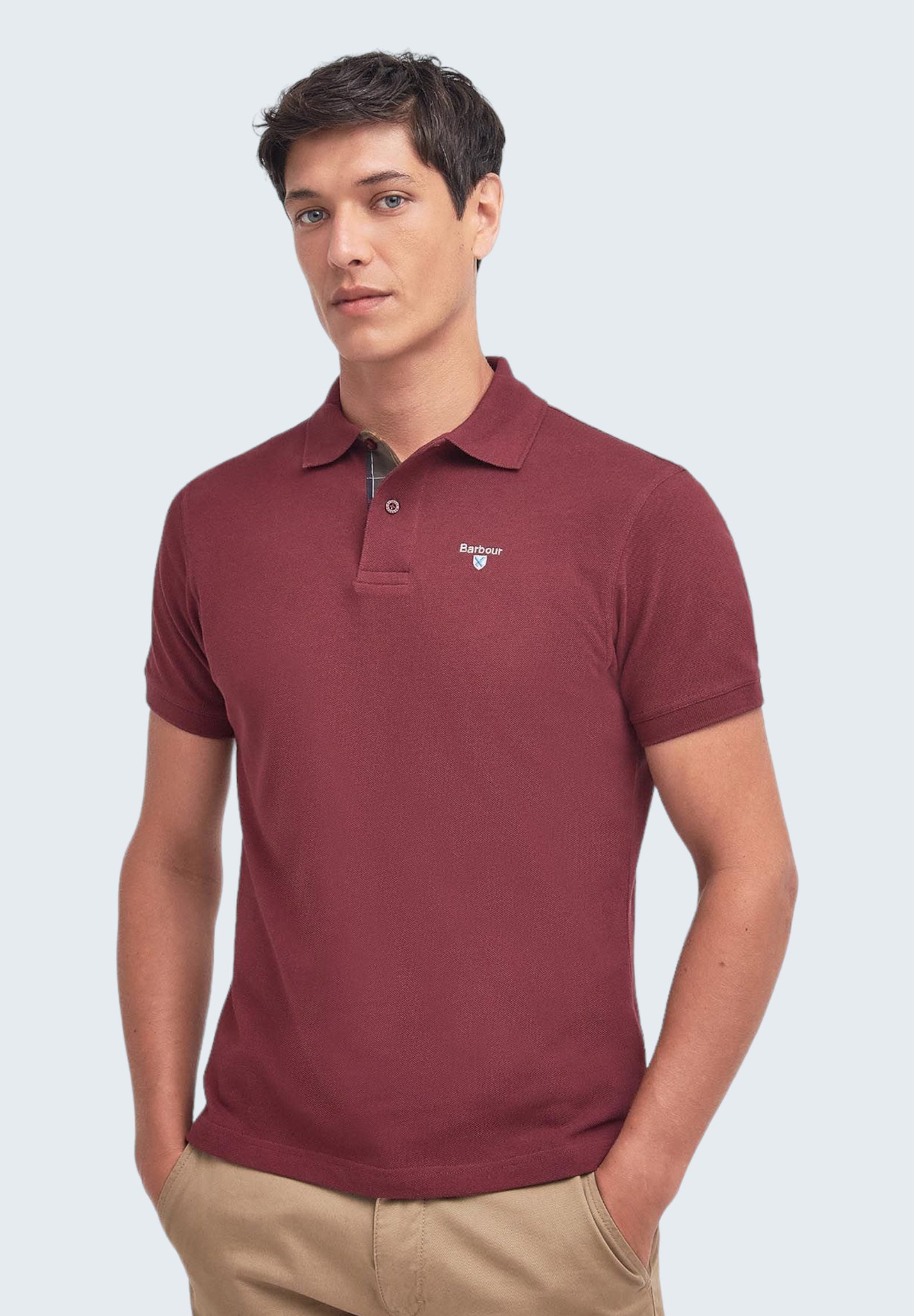 Barbour Polo Mml0012 Ruby