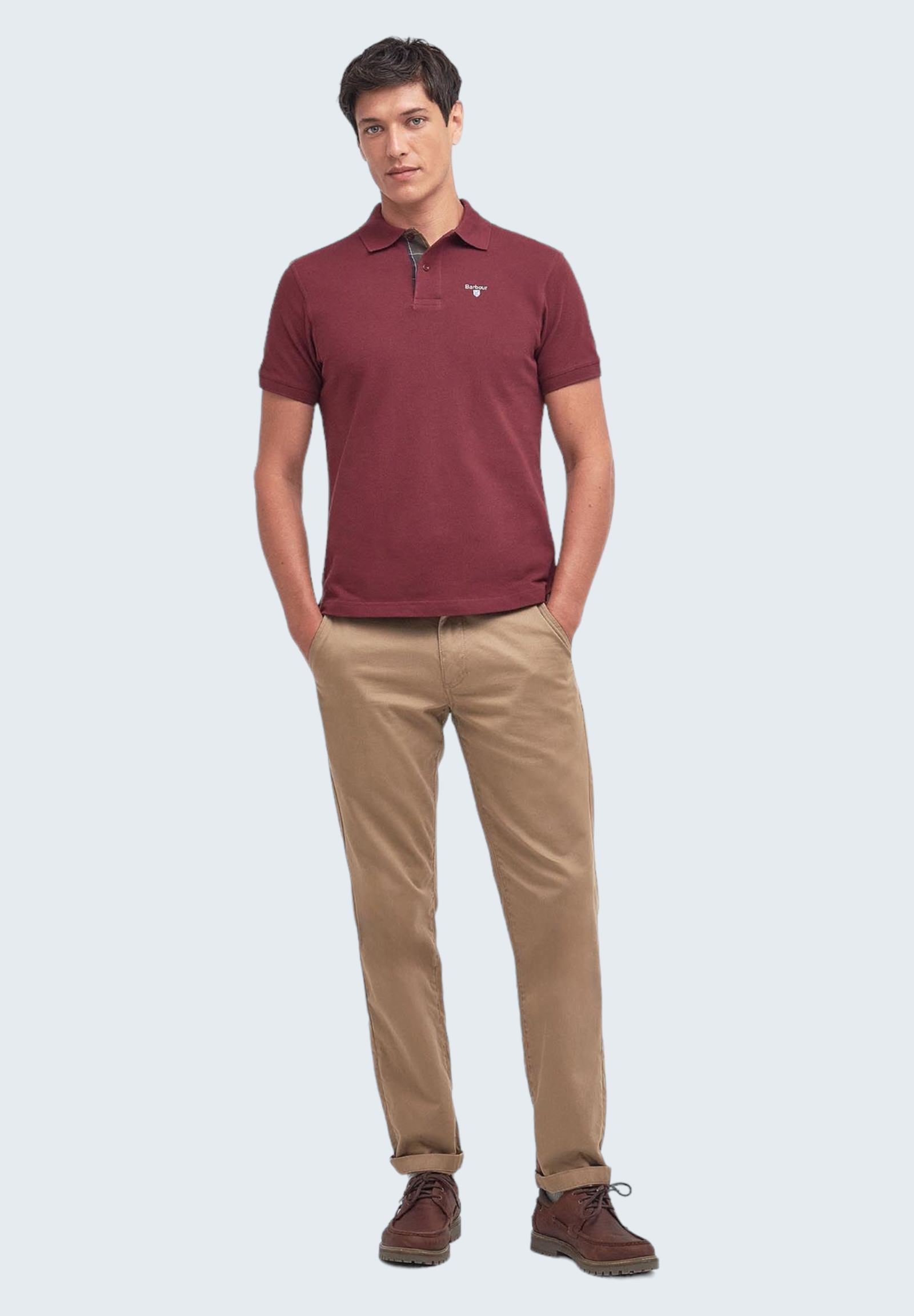 Barbour Polo Mml0012 Ruby