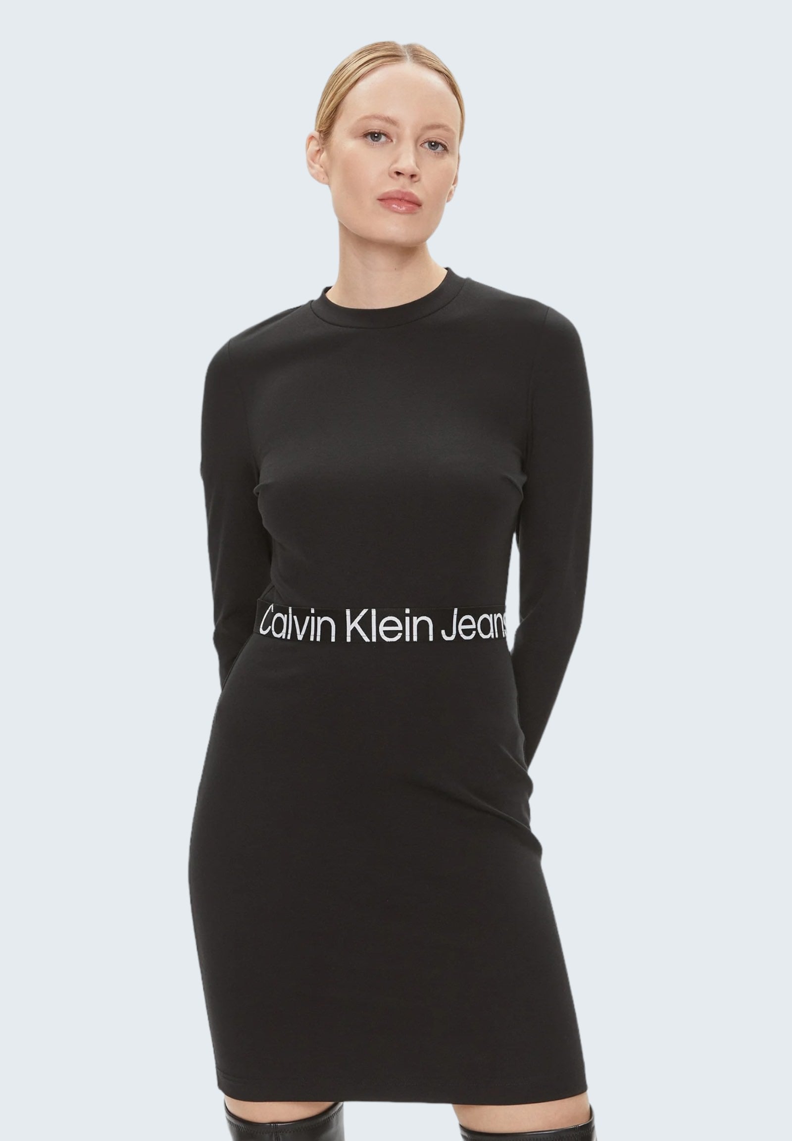 Calvin Klein Jeans Vestito J20j222518 Ck Black