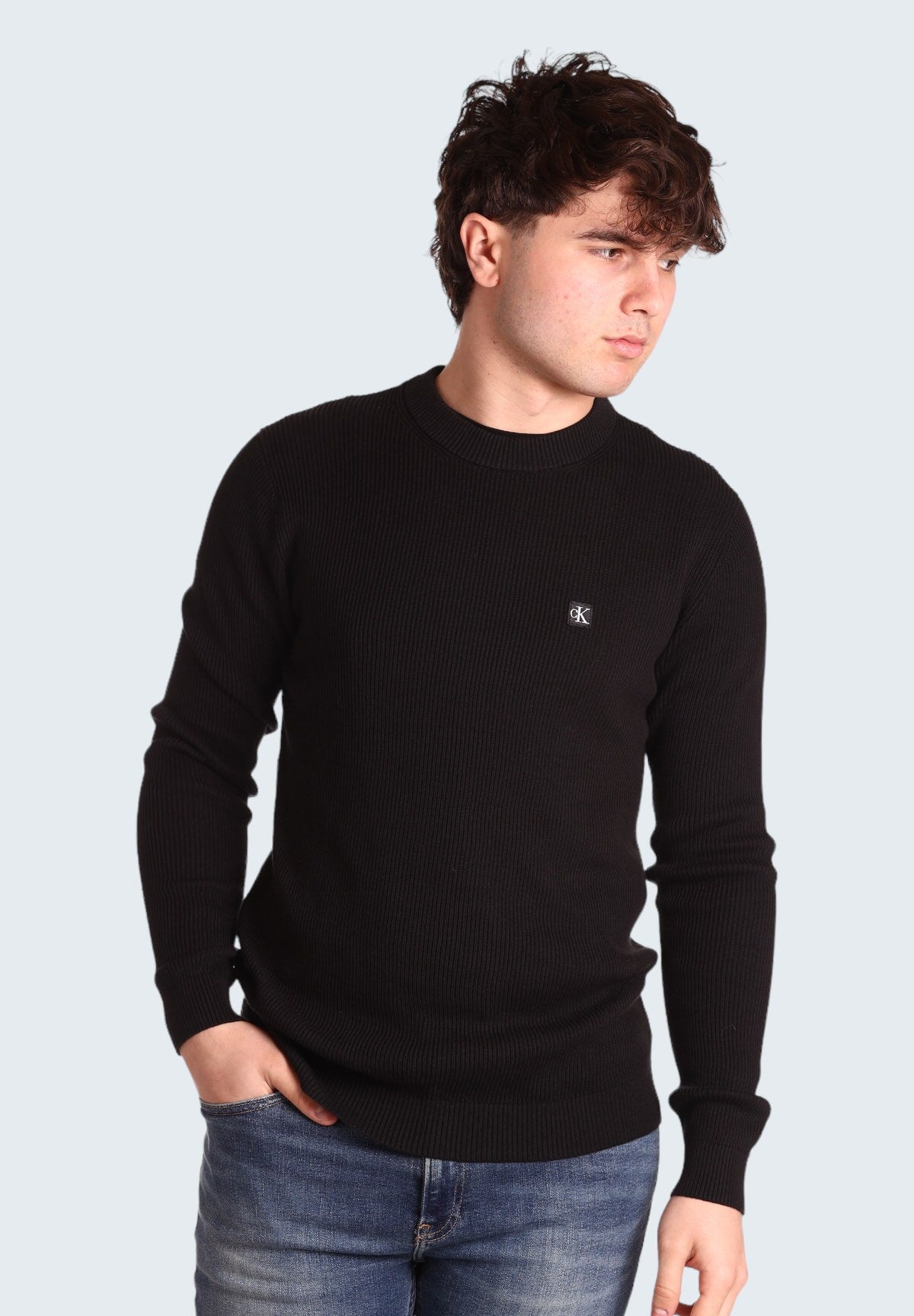 Maglione Girocollo J30j324598 Ck Black