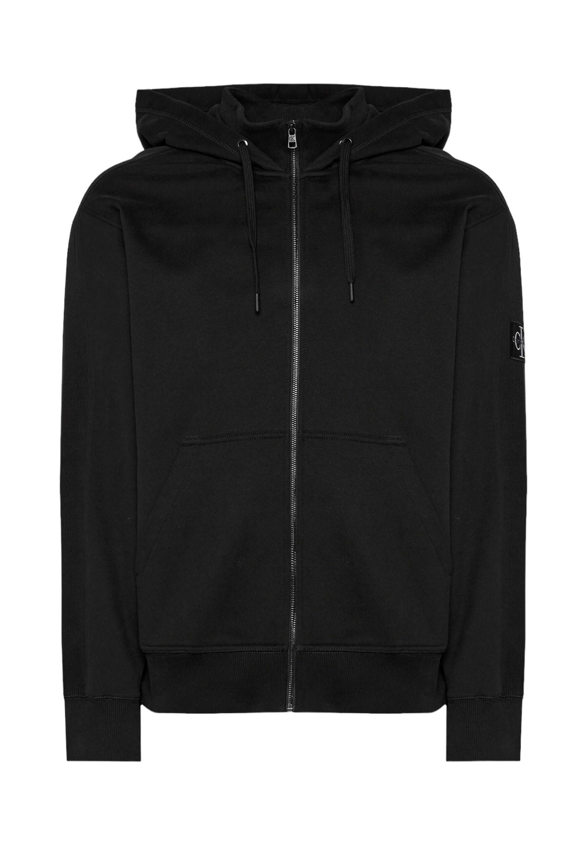 Felpa FulL-Zip Con Cappuccio J30j324956 Ck Black