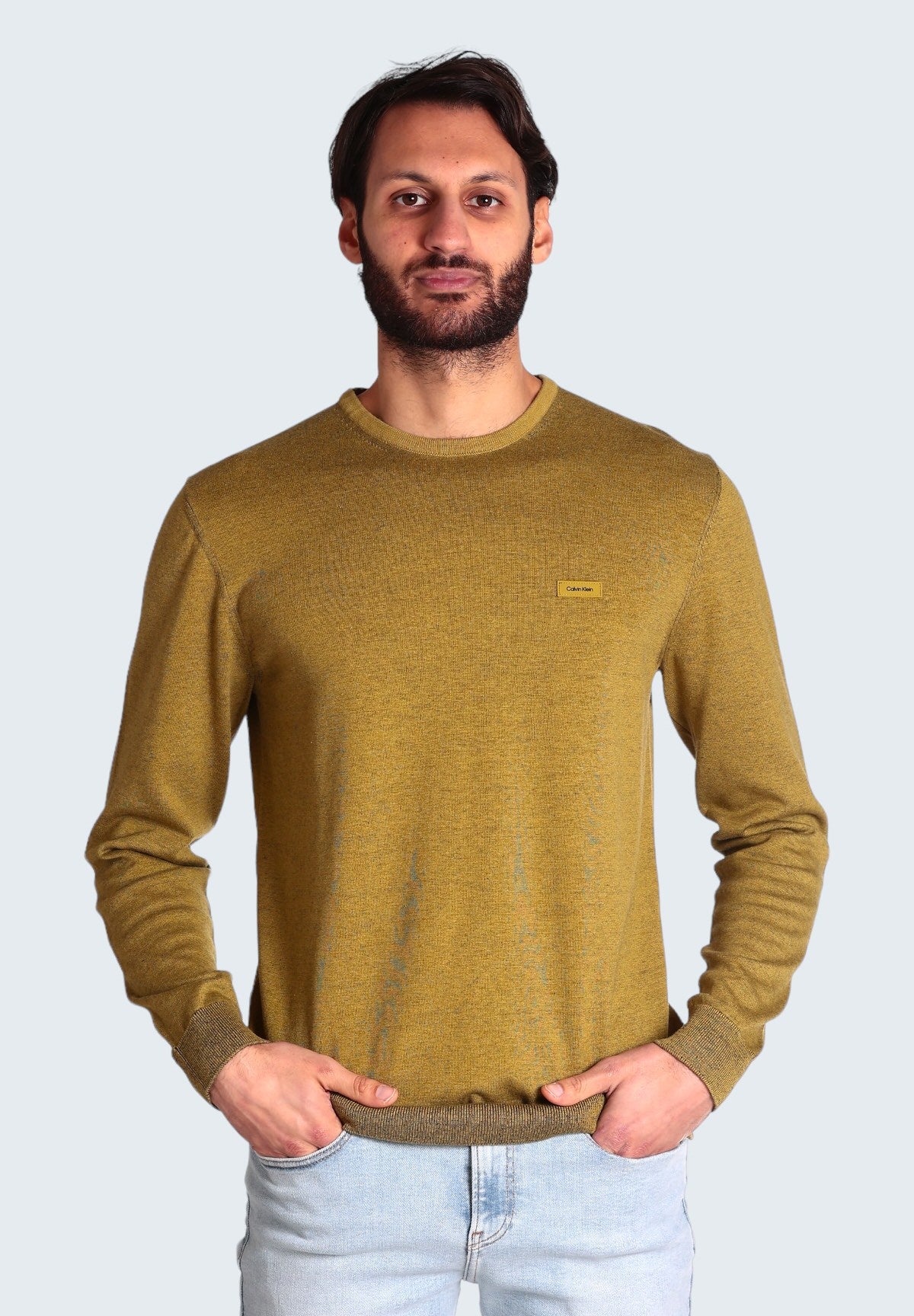 Maglione Girocollo K10k112742 Tuscan Olive