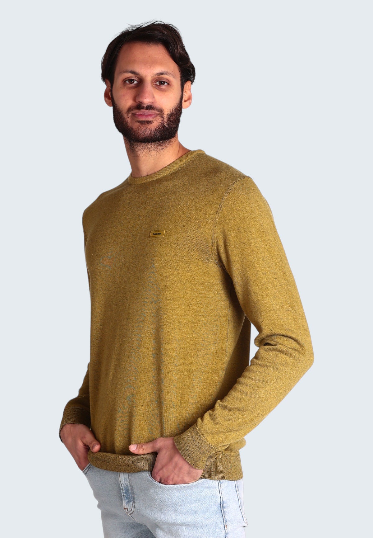 Maglione Girocollo K10k112742 Tuscan Olive