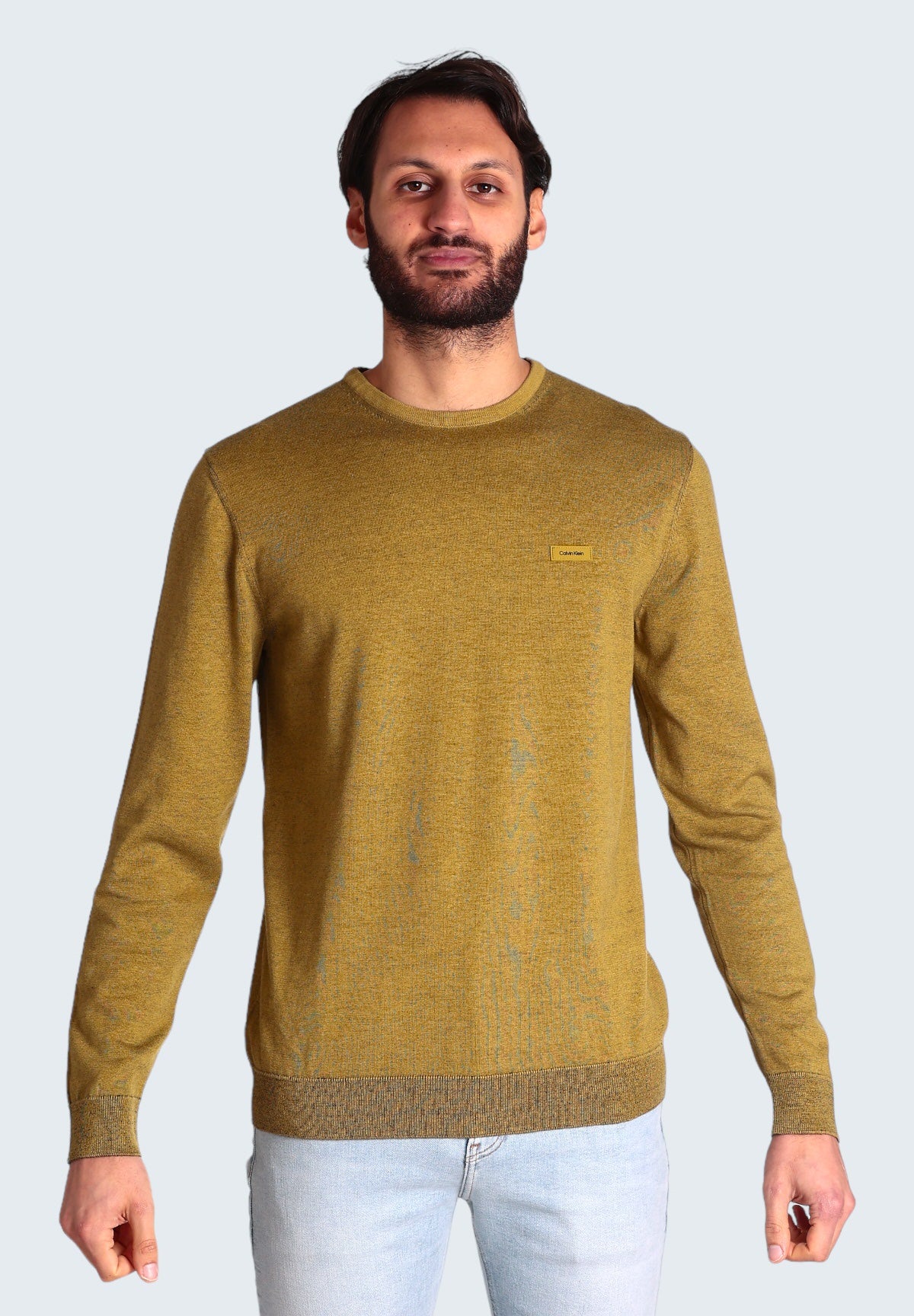 Maglione Girocollo K10k112742 Tuscan Olive