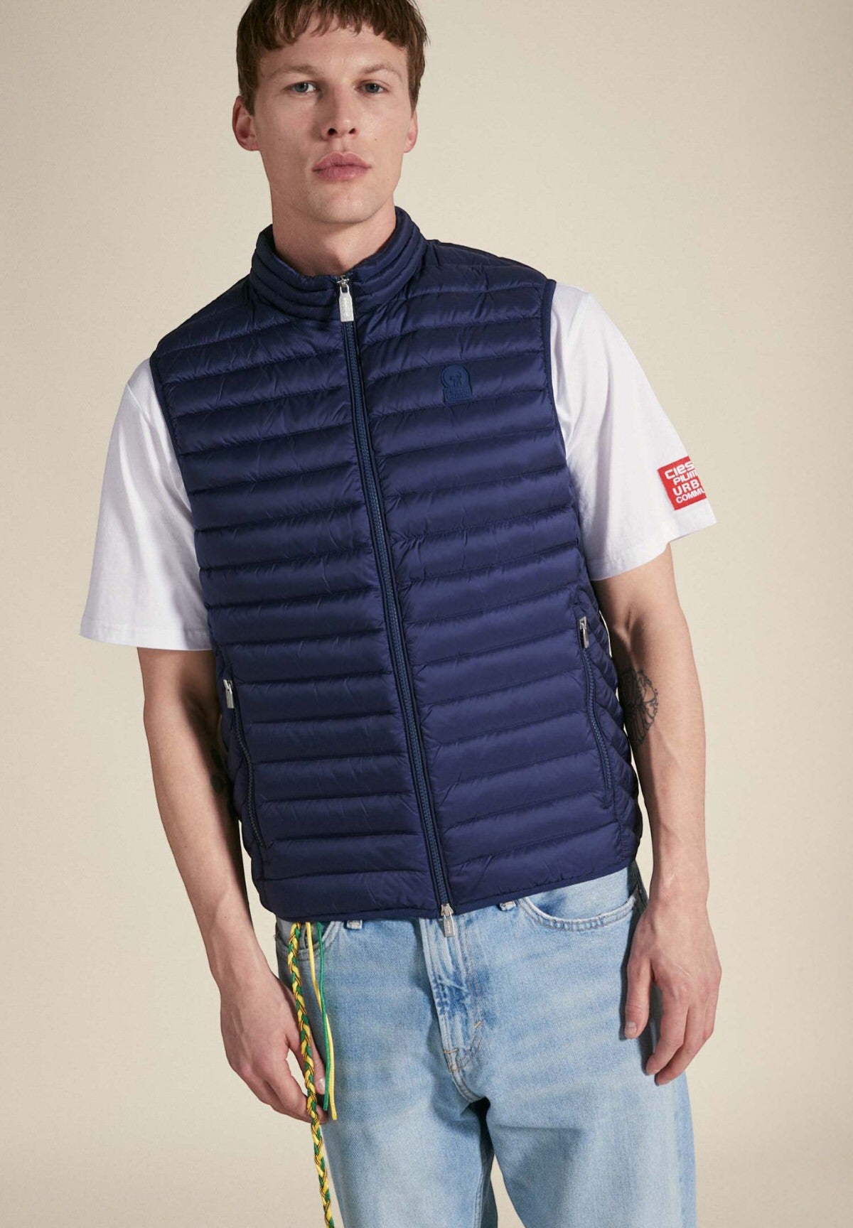 Smanicato Gilet Melvin 2.0 Patriot Blue, Safari