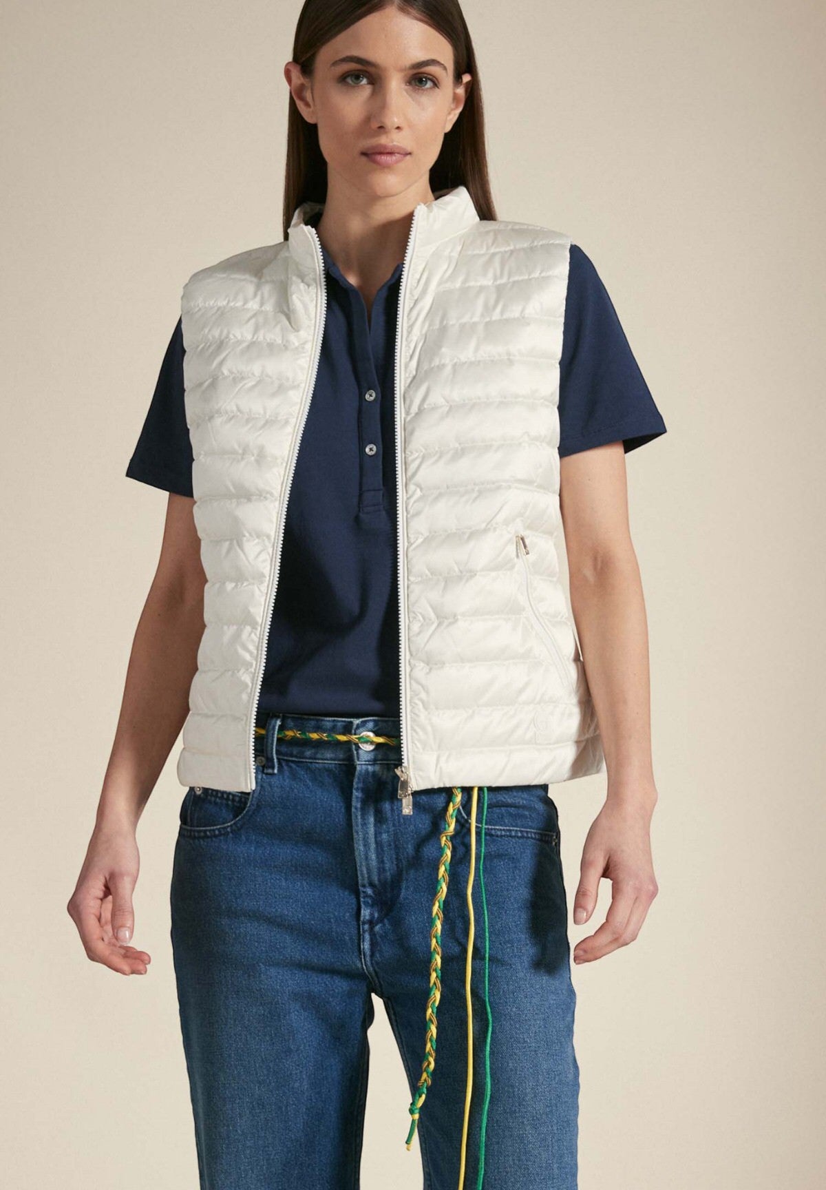 Smanicato Gilet Paprika Whisper White