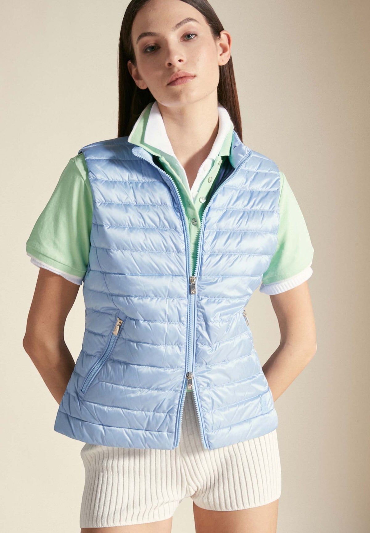 Smanicato Gilet Paprika Chambray Blue, Patriot Blue