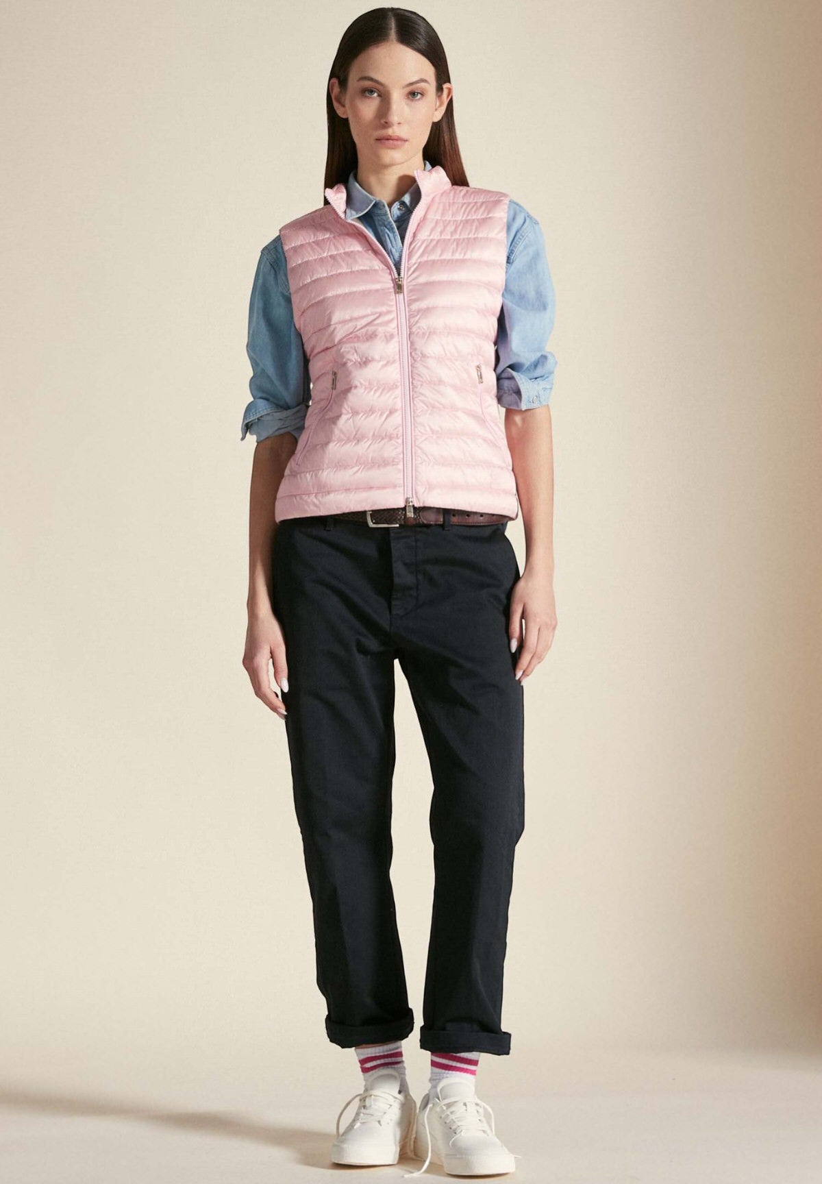 Smanicato Gilet Paprika Pink Lady, Safari