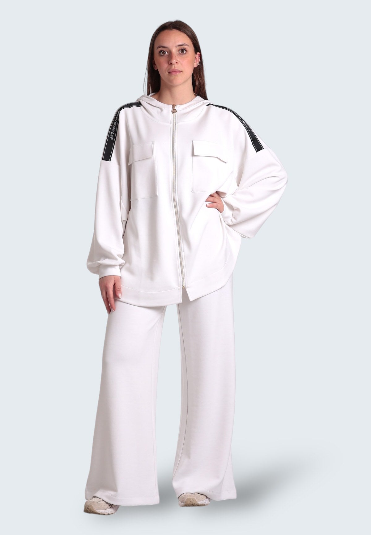 Tracksuit Pants 3dtp70 White