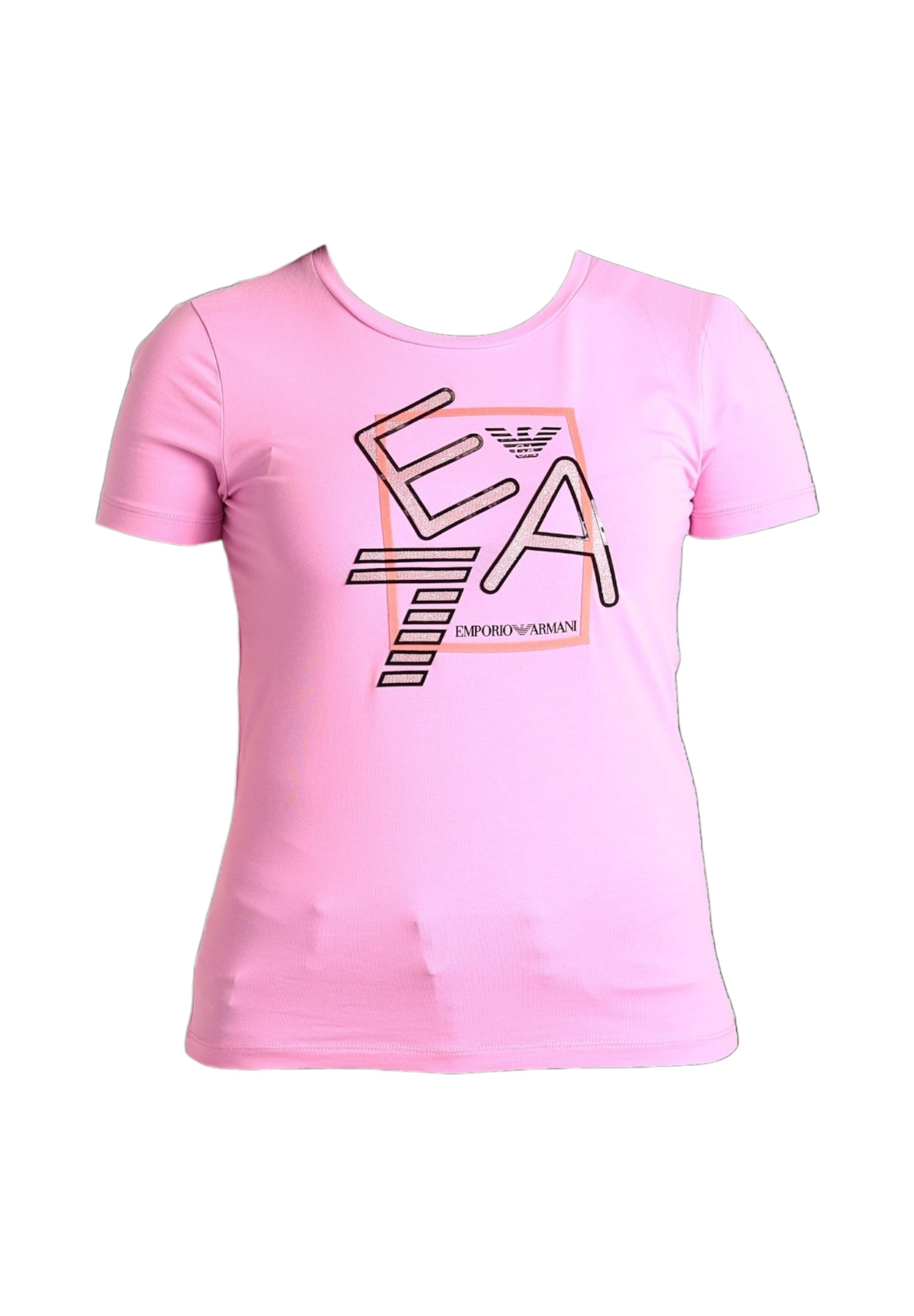 T-Shirt EA7 Woman color Fuchsia