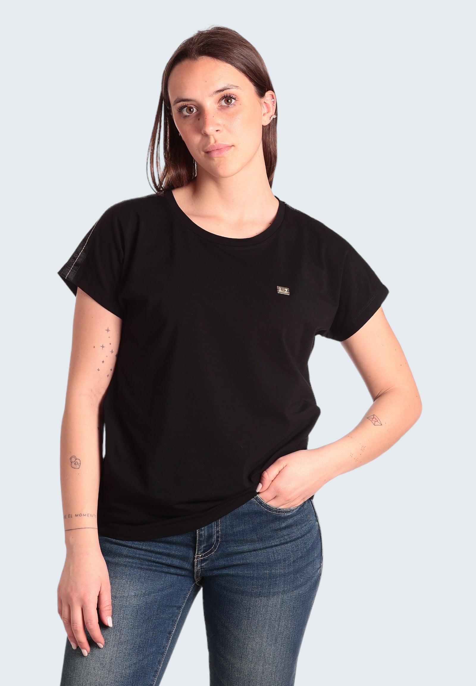 Ea7 Emporio Armani T-Shirt 3dtt41 Black