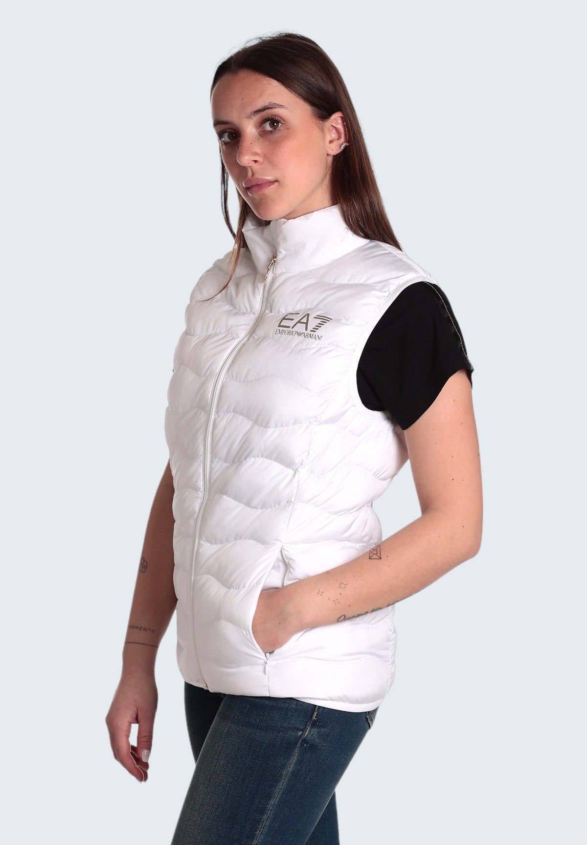 Smanicato Gilet 8ntq08 White