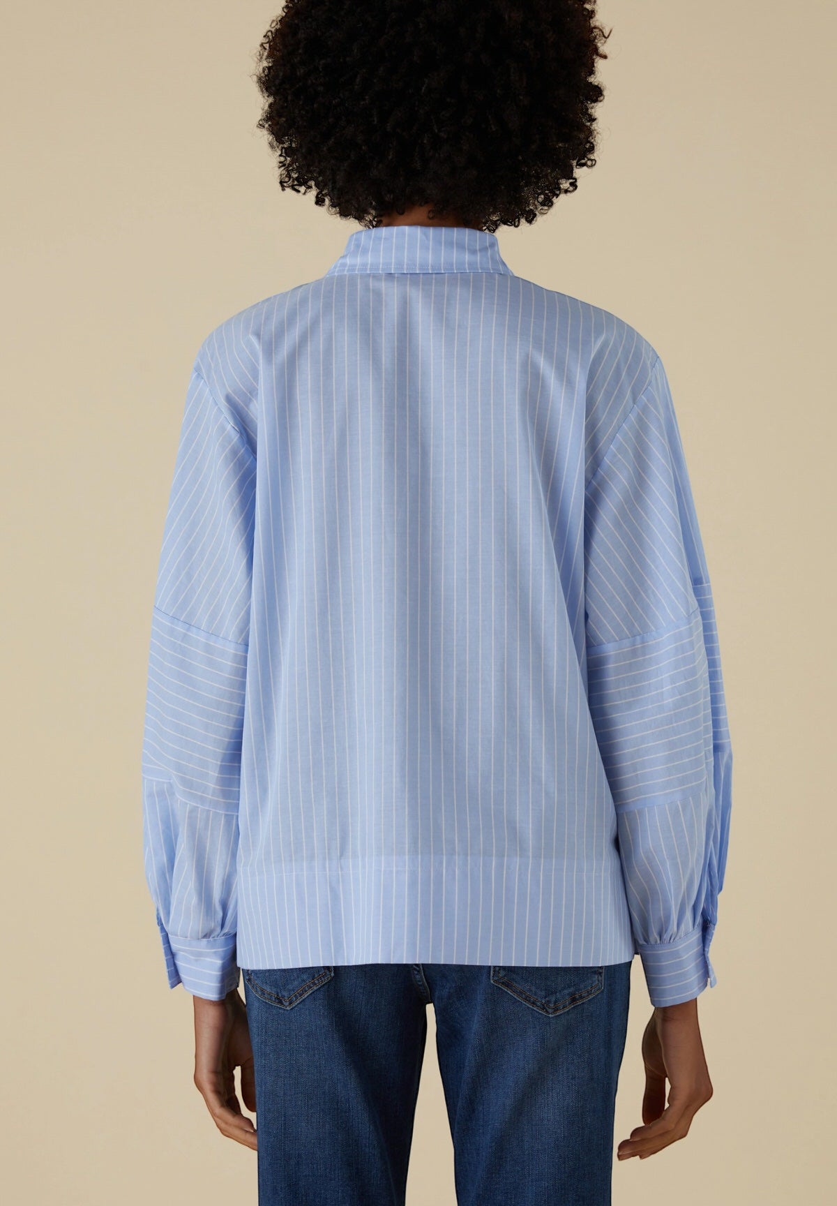 Camicia A Maniche Lunghe Ciad Azzurro