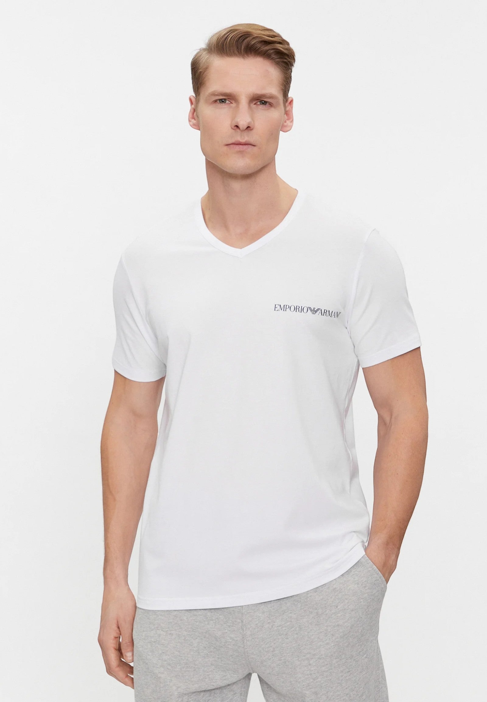 T-Shirt 111849 White, Marine