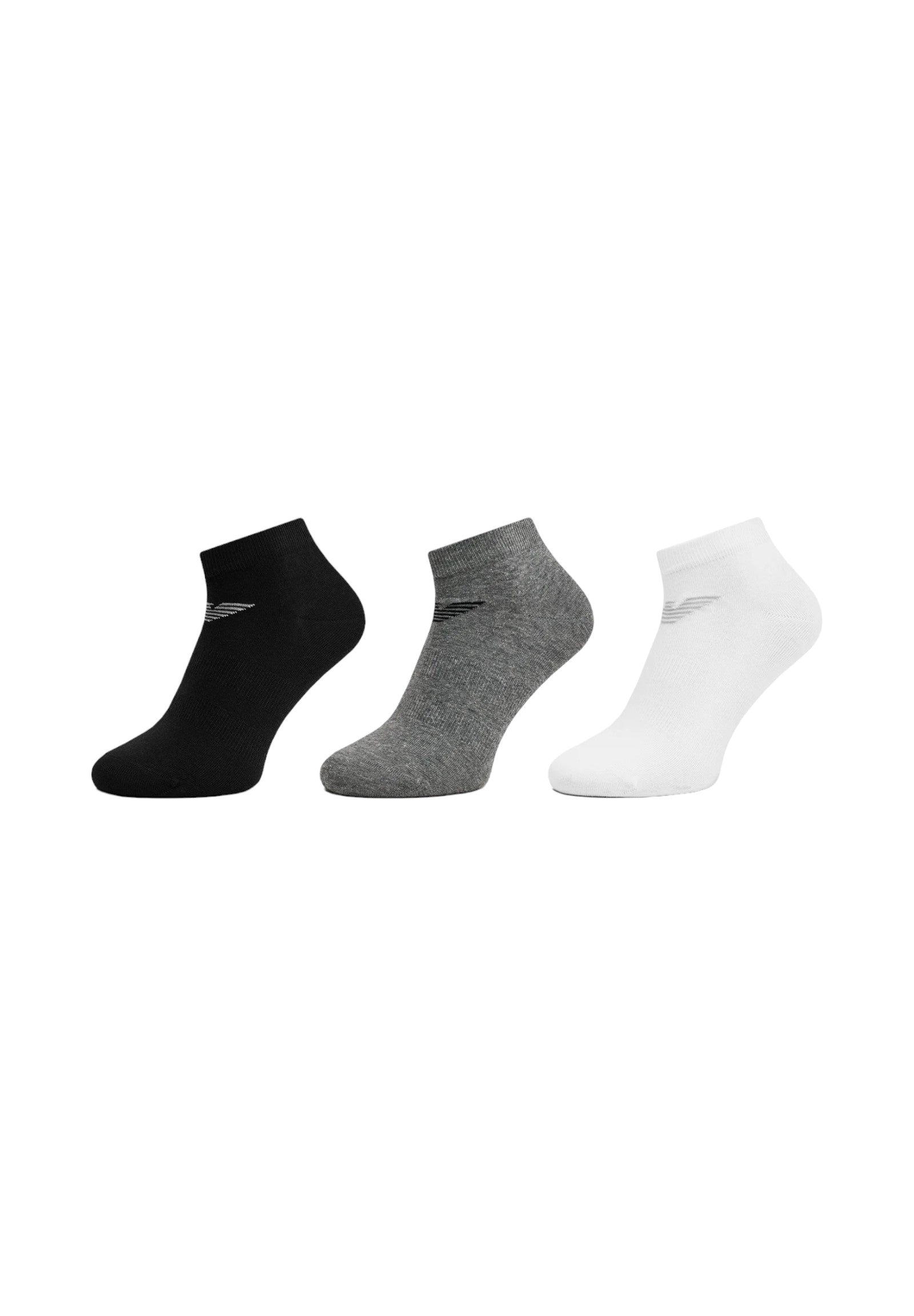 Socks 300048 Black, White, Gr Mel
