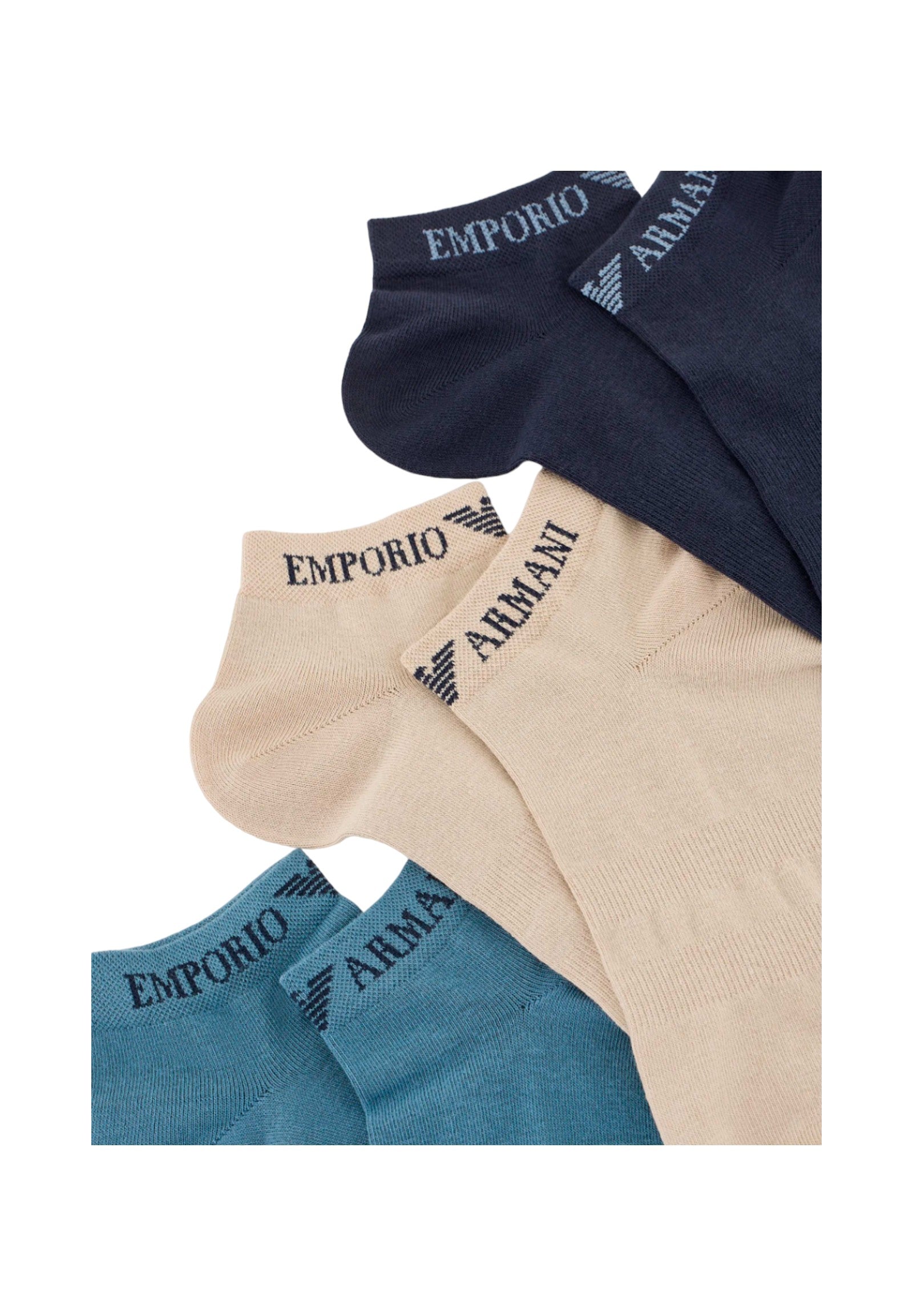 Emporio Armani Underwear Calzini 300048 Marine, Nudo, Avio