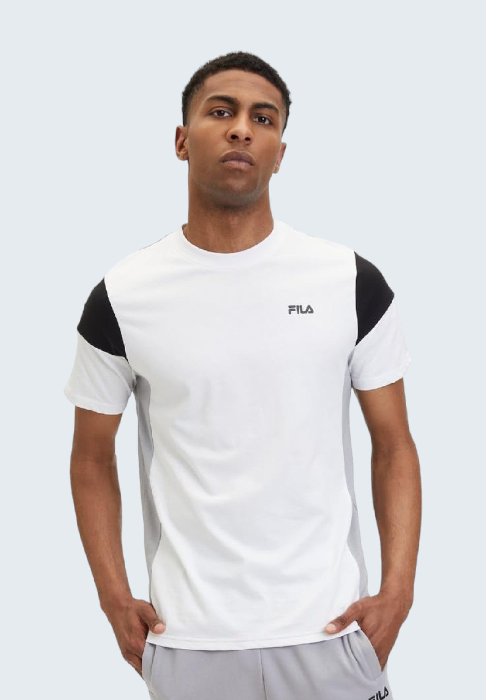 Fila T-Shirt* Fam0629 Bright White, Sleet, Black