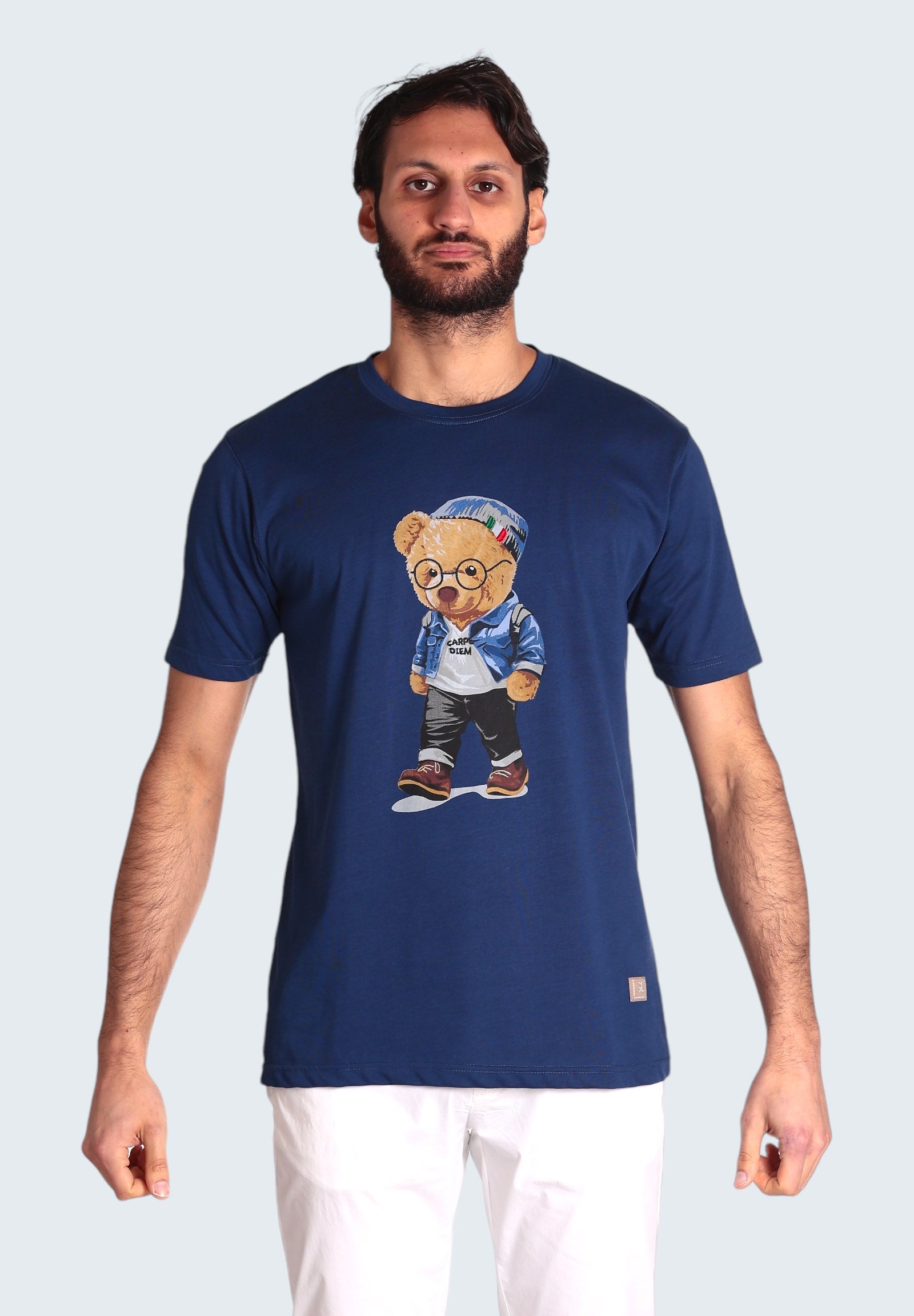 Gianni Lupo T-Shirt* Gl2225f Blue