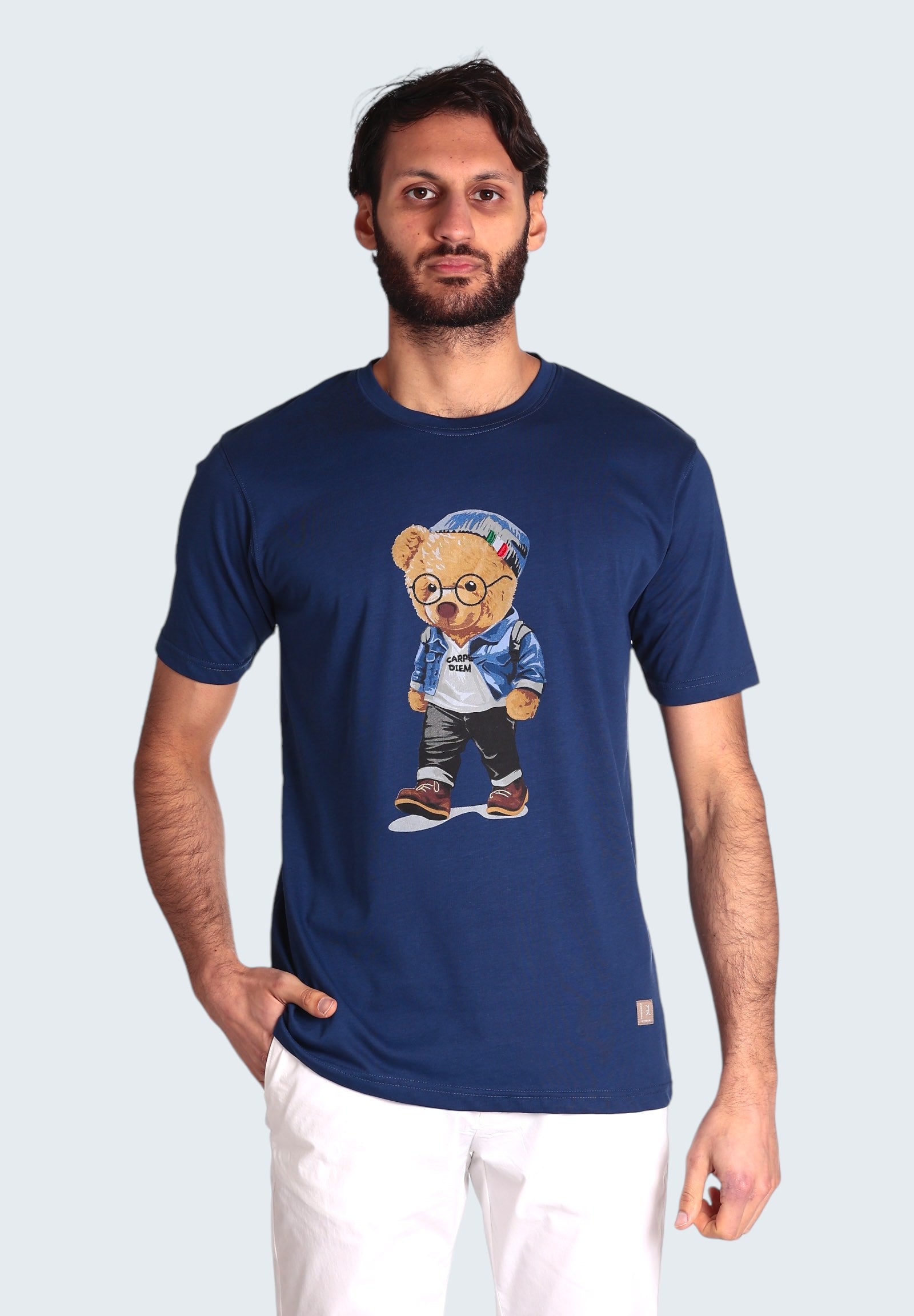 Gianni Lupo T-Shirt* Gl2225f Blue