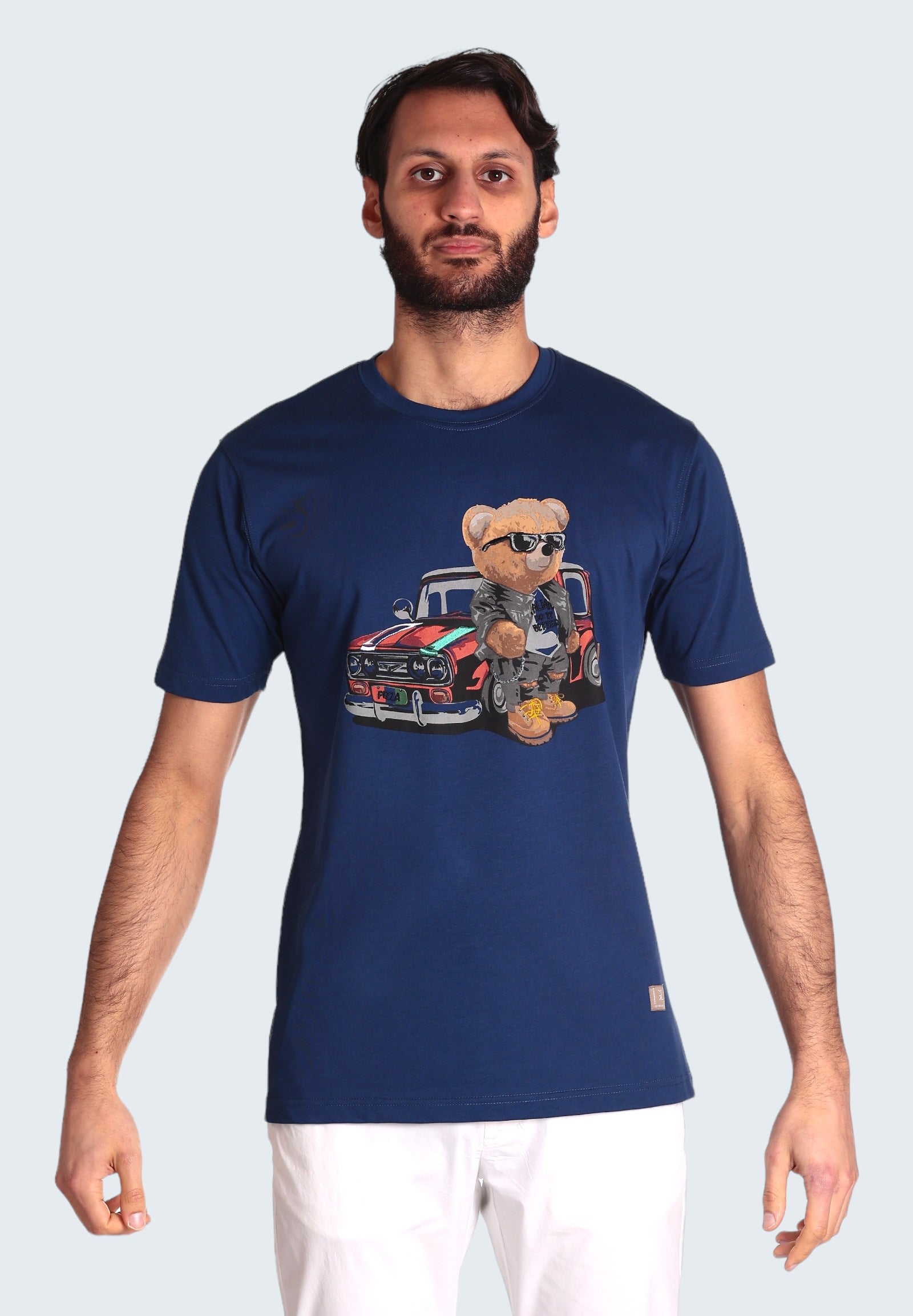 Gianni Lupo T-Shirt* Gl2228f Blue