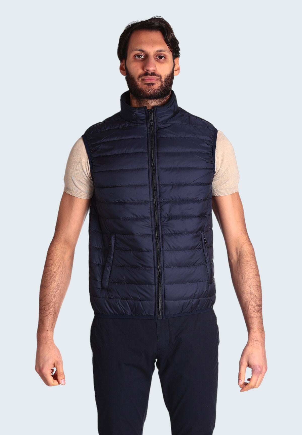 Sleeveless Vest Gl298R-S24 Blue