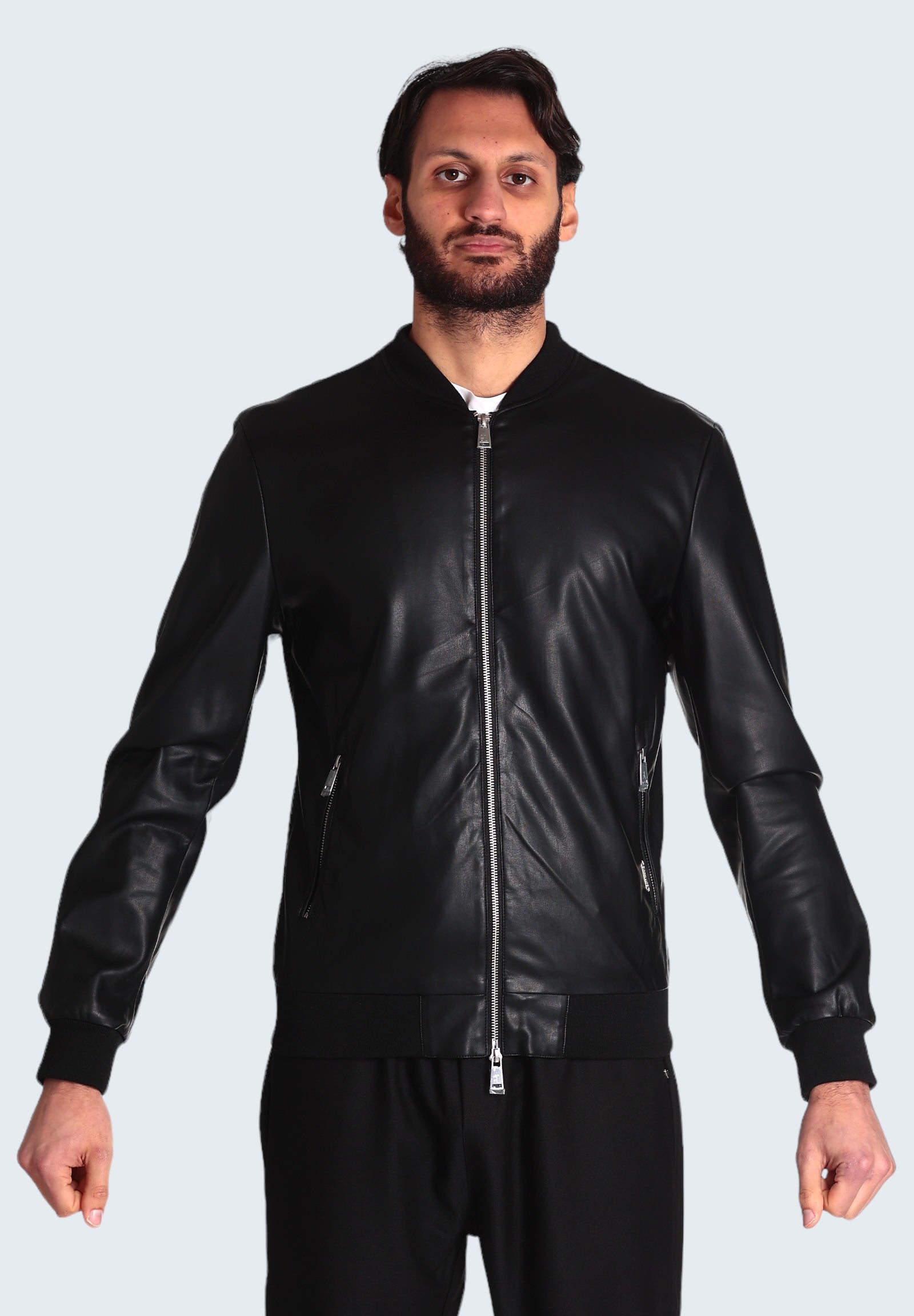 Leather Jacket Gl9731-S24 Black