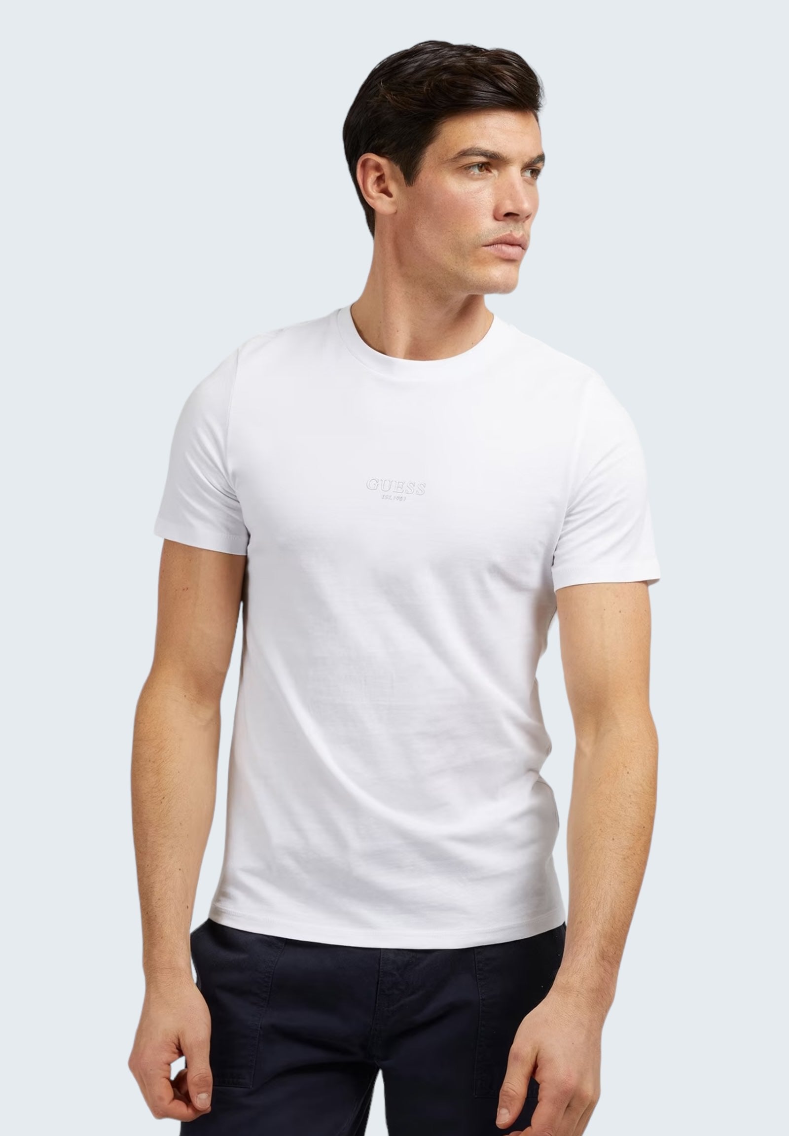 Guess Jeans Man T-Shirt M2yi72 Pure White
