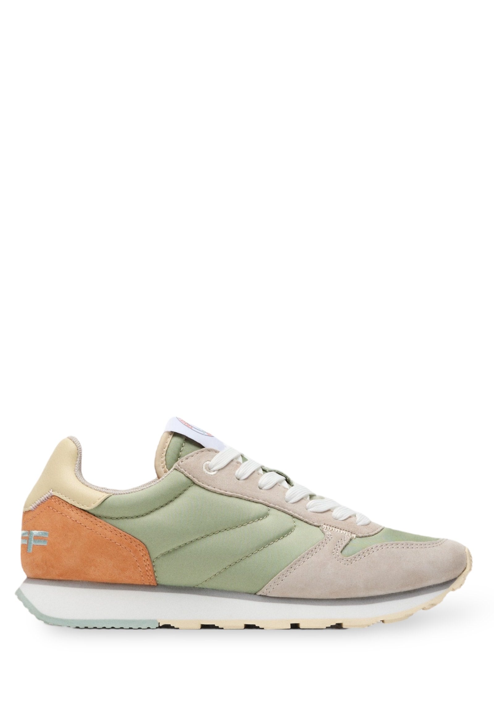 Sneakers Delphi VerdE-BeigE-Arancio