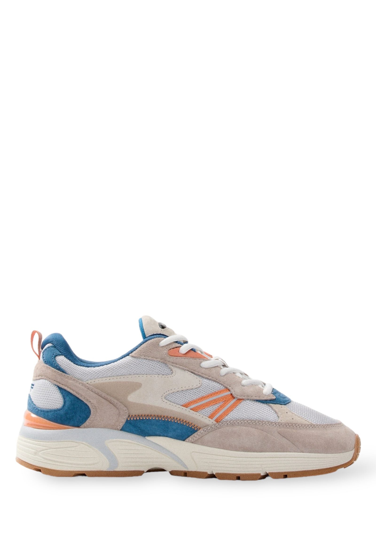 Sneakers Indiana Beige, Arancio, Blu