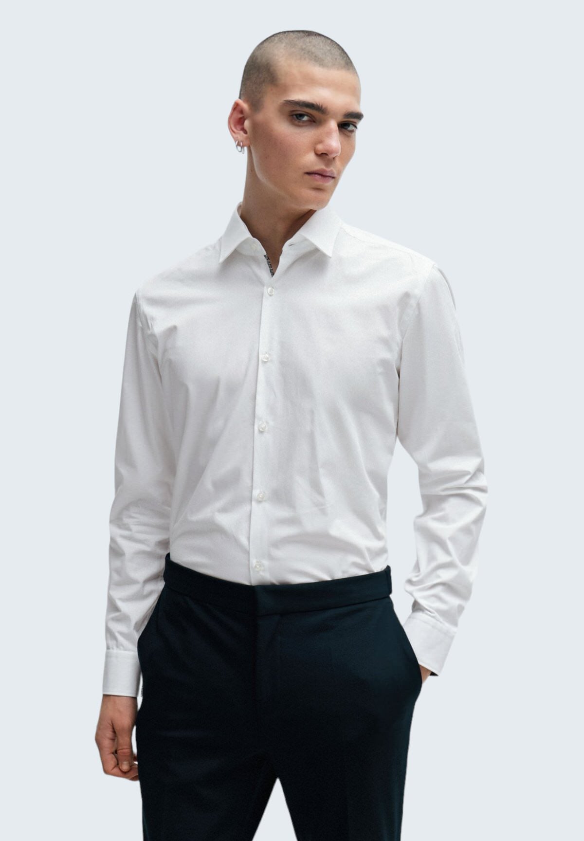 Camicia A Maniche Lunghe 50508268 Open White