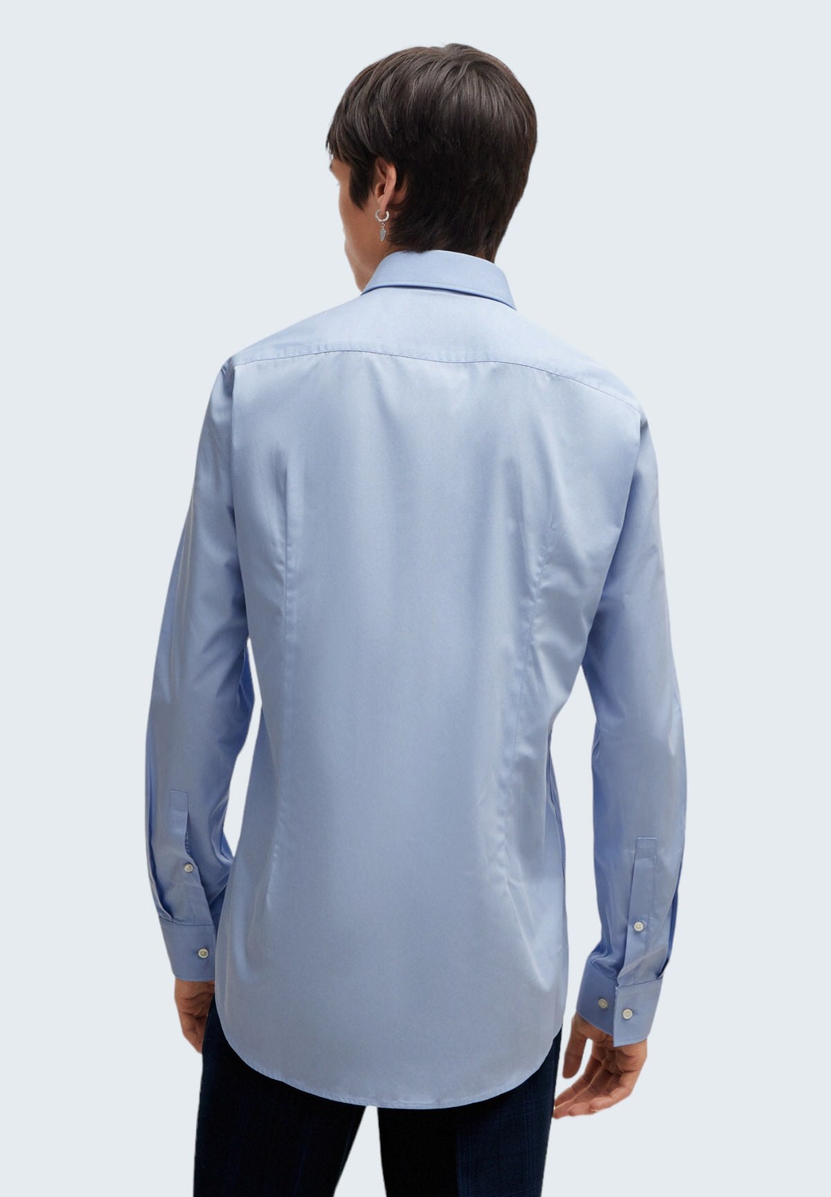 Long Sleeve Shirt 50508288 Light, Pastel Blue