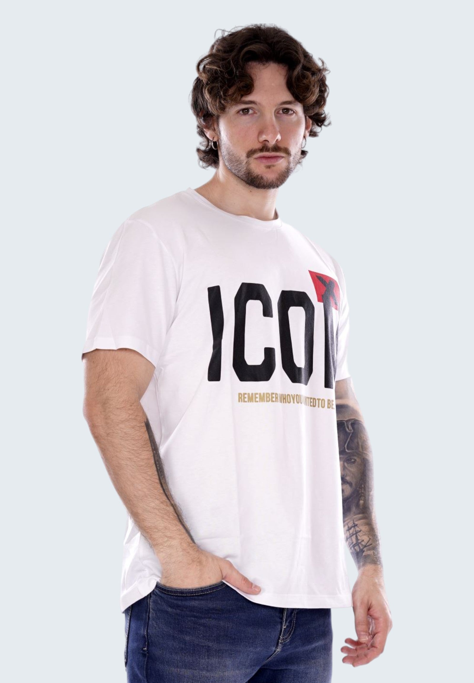 T-Shirt Iu8073t Bianco