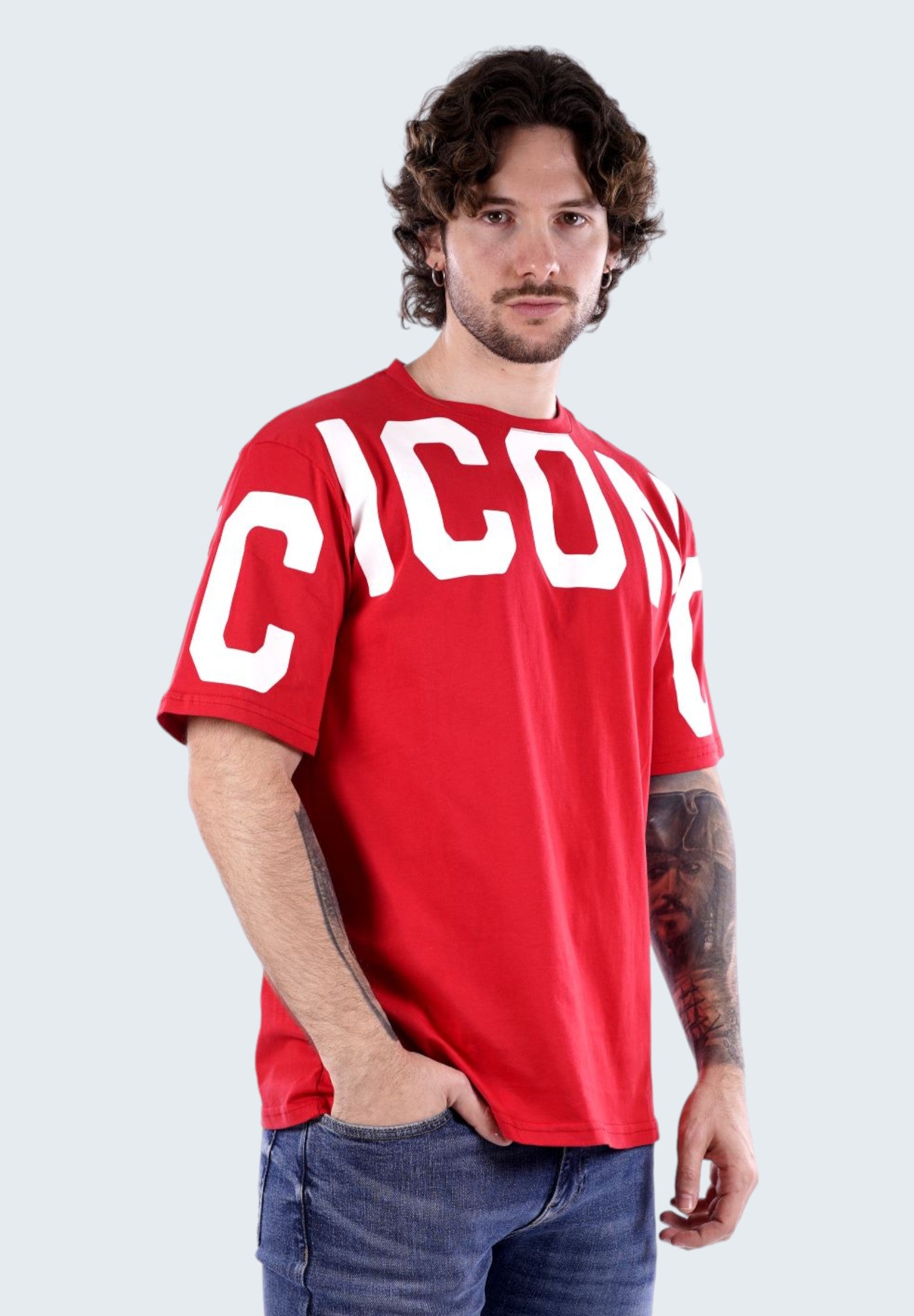 T-Shirt Iu8079t Rosso