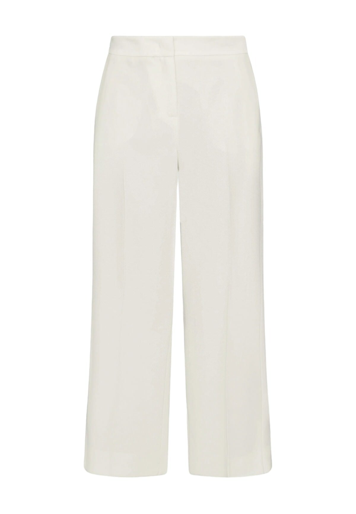 Grace White Wool Trousers