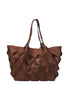 Marella Madras Leather Shopper Bag