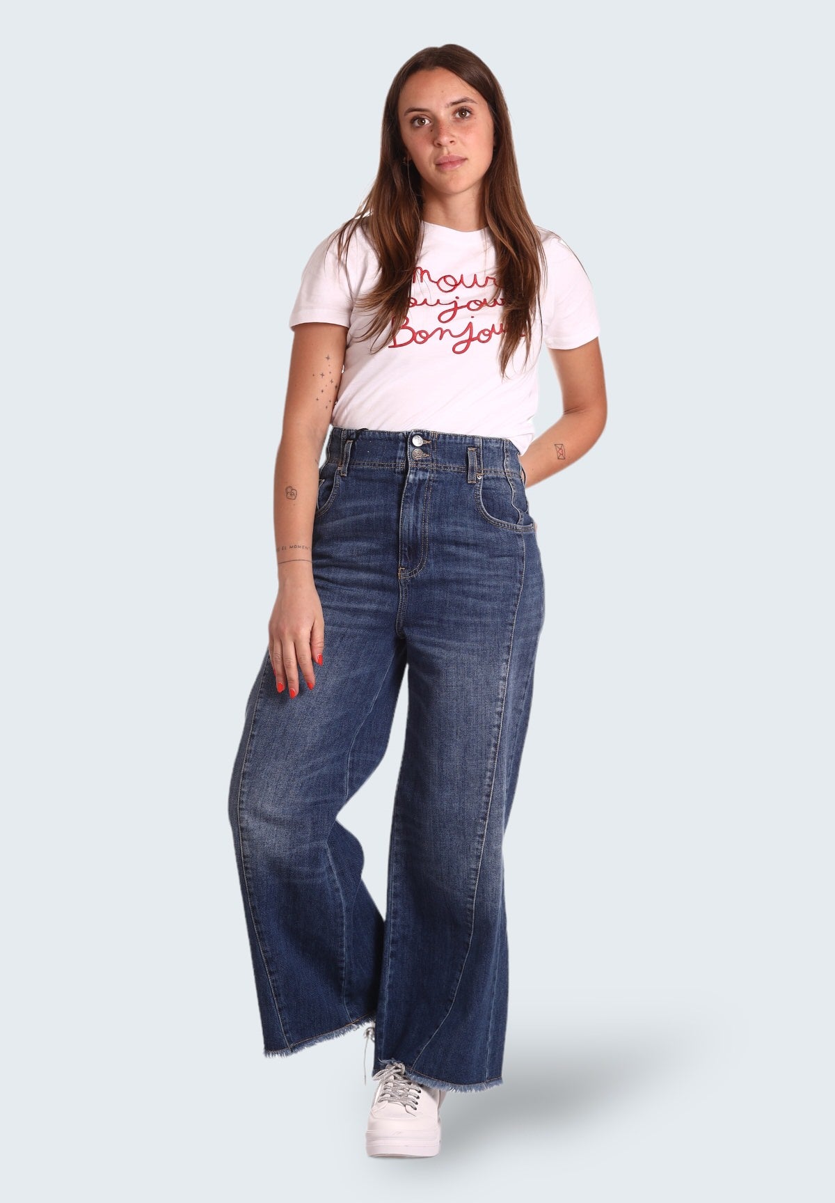 Jeans Wlcrop Blue Jenas