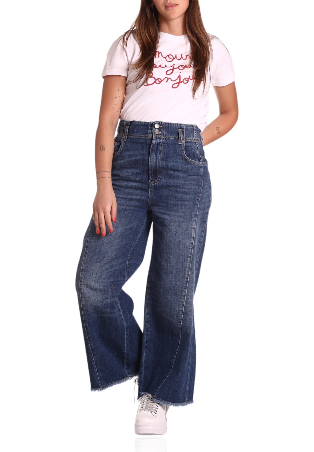 Jeans Wlcrop Blue Jenas