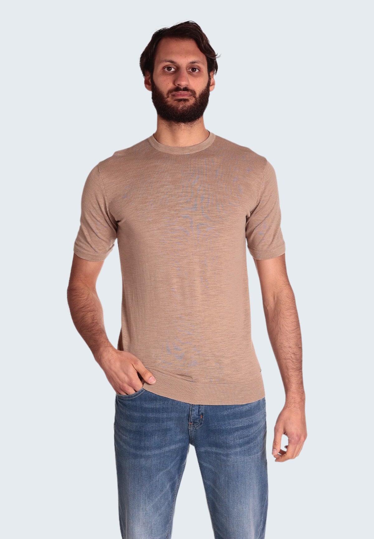 T-Shirt A Maniche Corte Mk10007 Corda