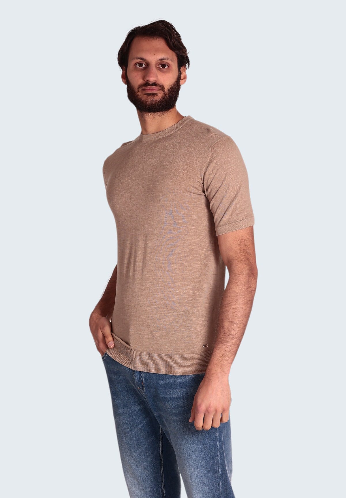 T-Shirt A Maniche Corte Mk10007 Corda