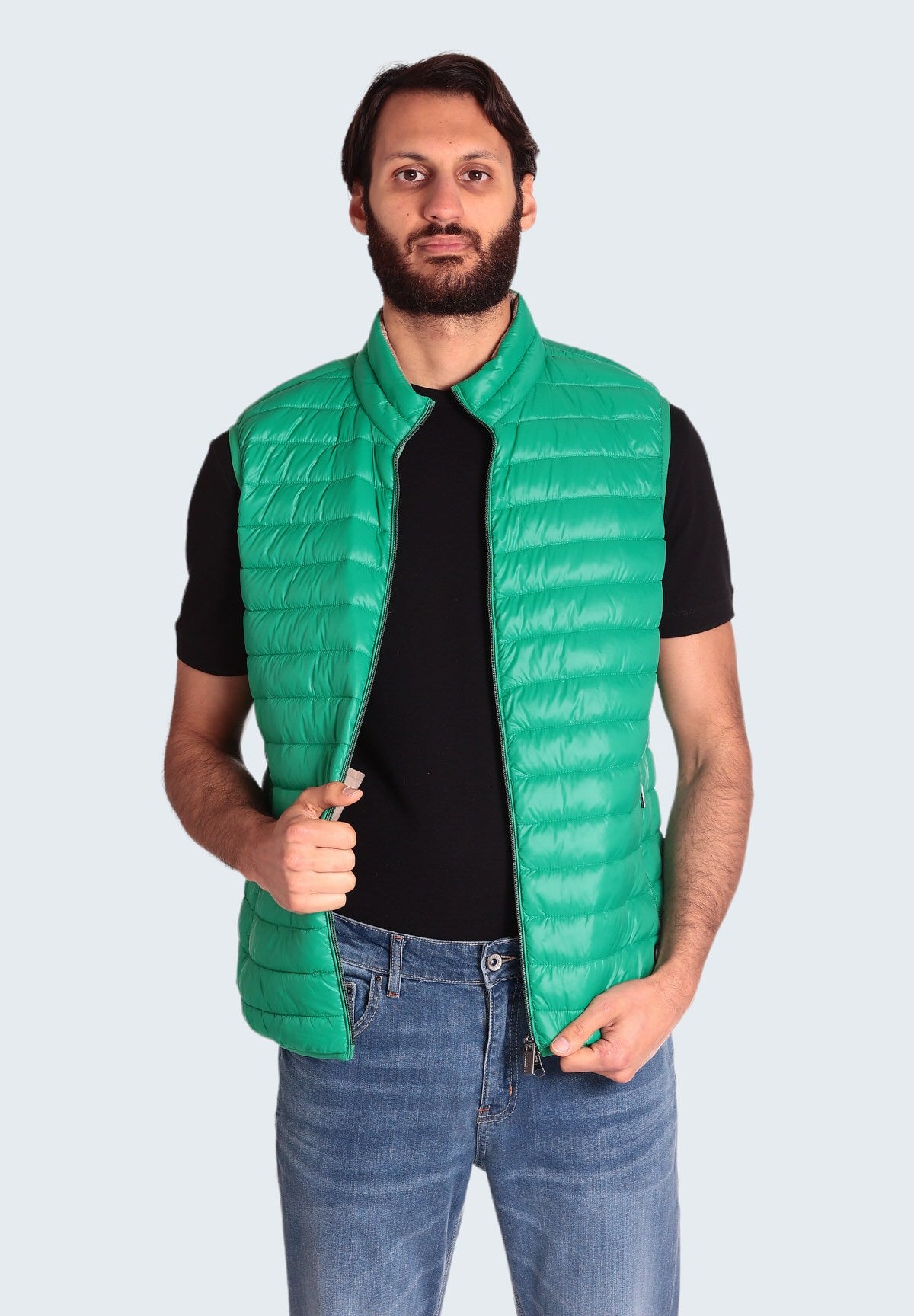 Sleeveless Vest Mk14002 Water Green