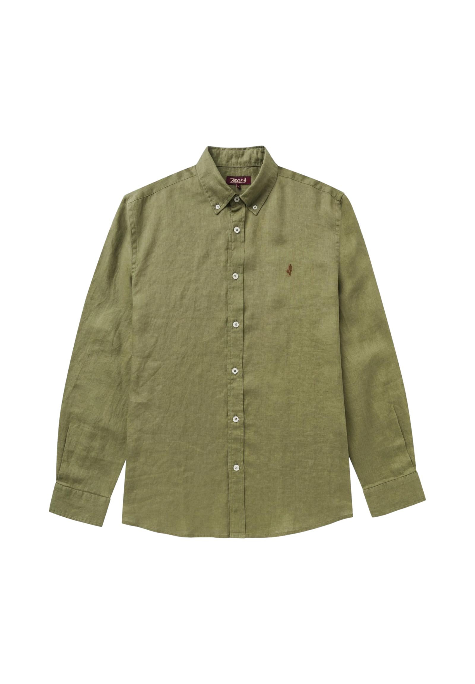 Long Sleeve Shirt 10msh200-02608 Army Green