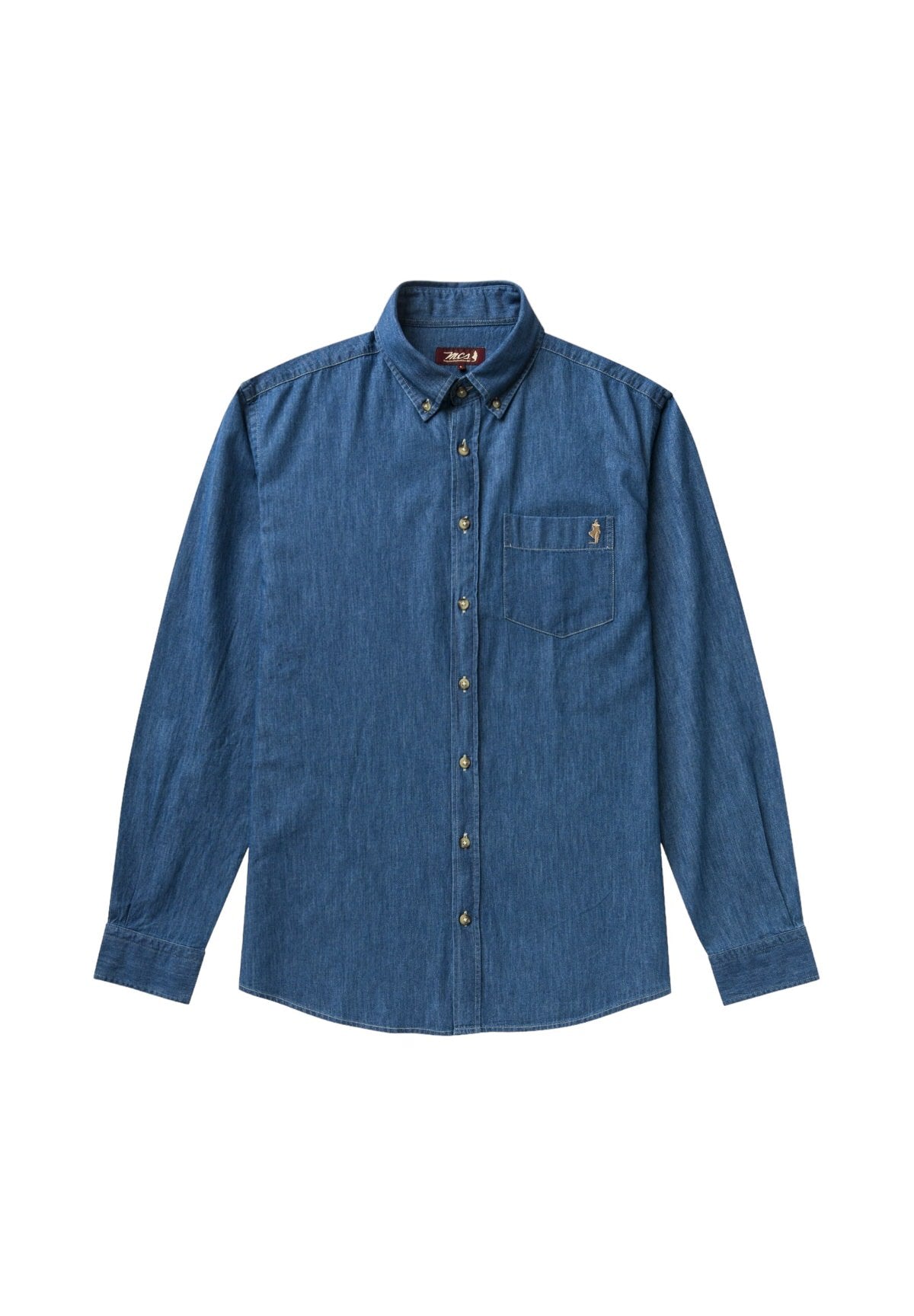 Long Sleeve Shirt 10msh201-02610 Light Navy