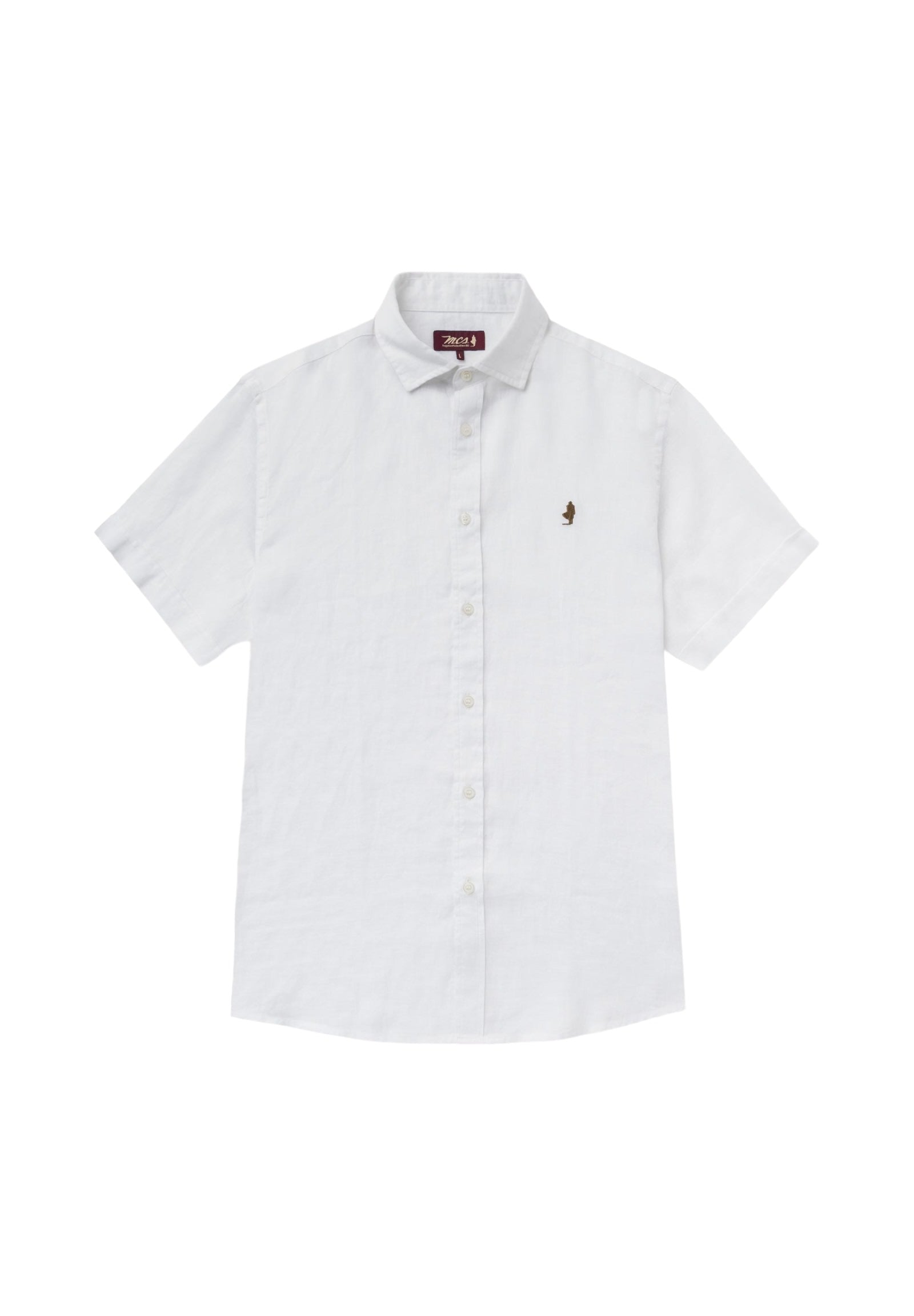 Short Sleeve Shirt 10msh207-02608 White