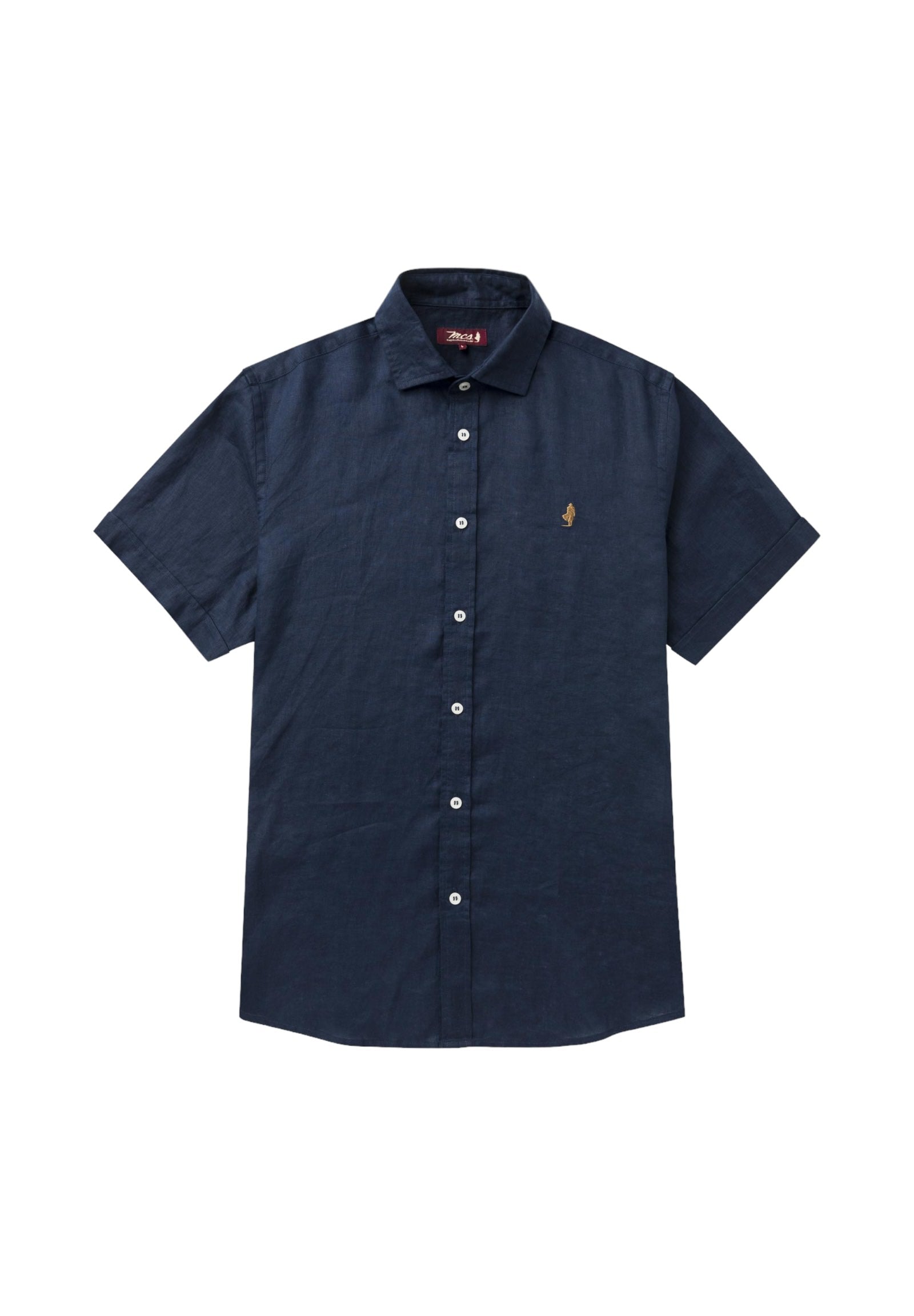 Short Sleeve Shirt 10msh207-02608 Navy Blue