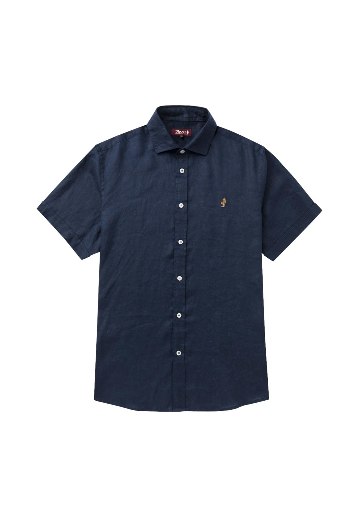 Camicia A Maniche Corte 10msh207-02608 Navy Blue