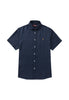 MCS Camicia A Maniche Corte 10msh207-02608 Light Navy