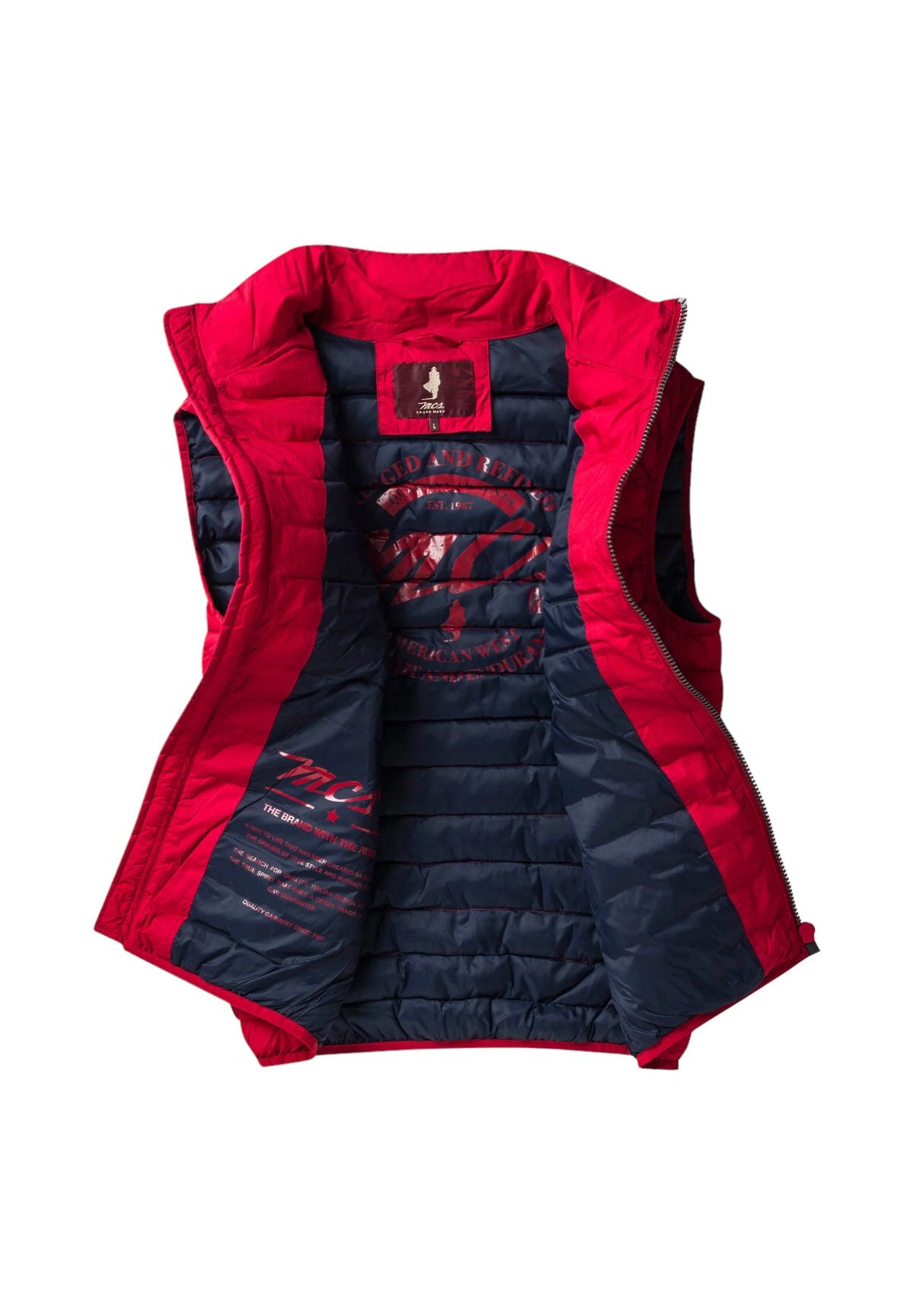 Sleeveless Vest 10msj002-02702 Rcing Red