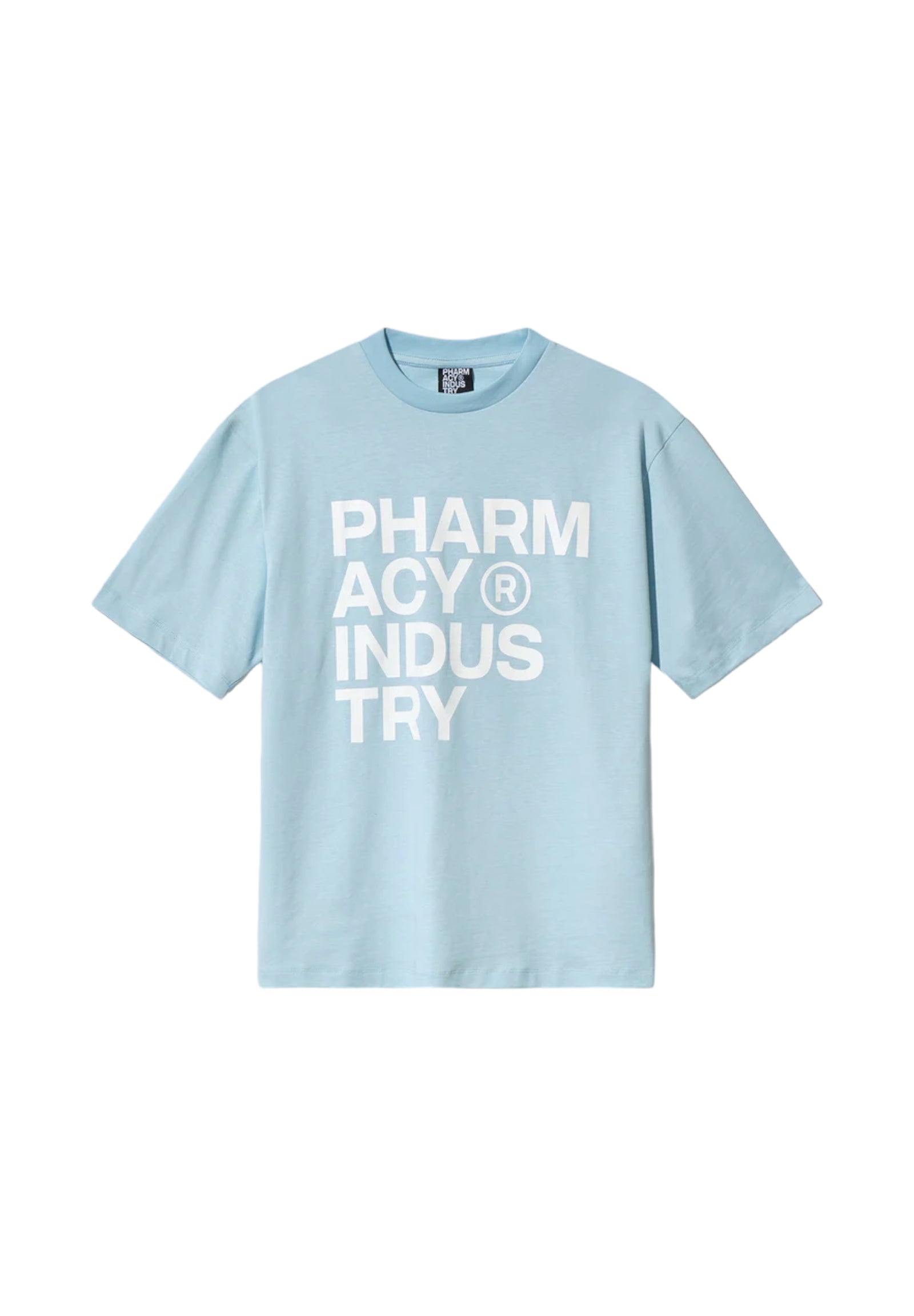 Pharmacy Industry T-Shirt A Maniche Corte Phabm00003 Acqua